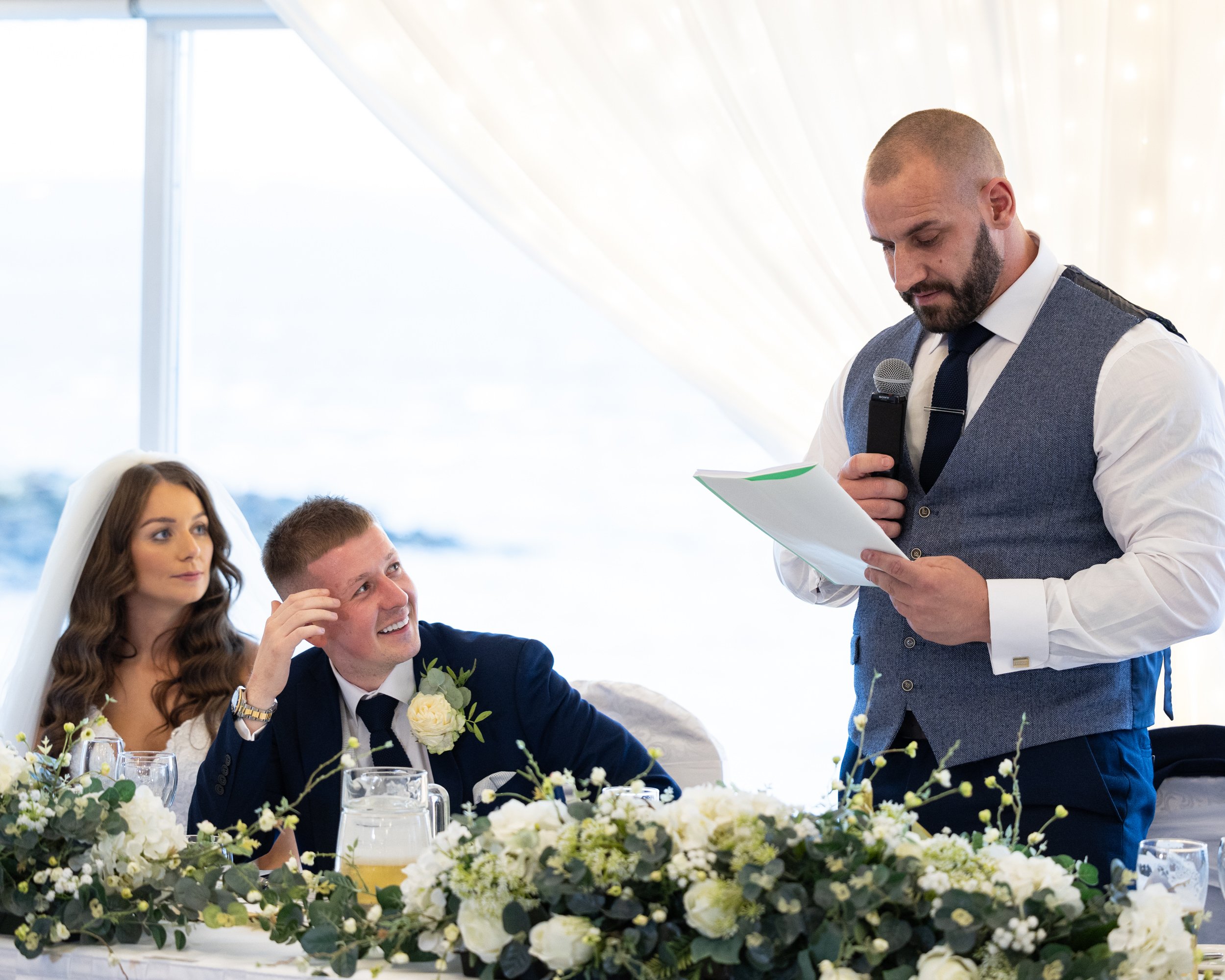 Redcastle Wedding Wedding Photographer | Shea Deighan | Real Irish Wedding | Speeches-1278.jpg