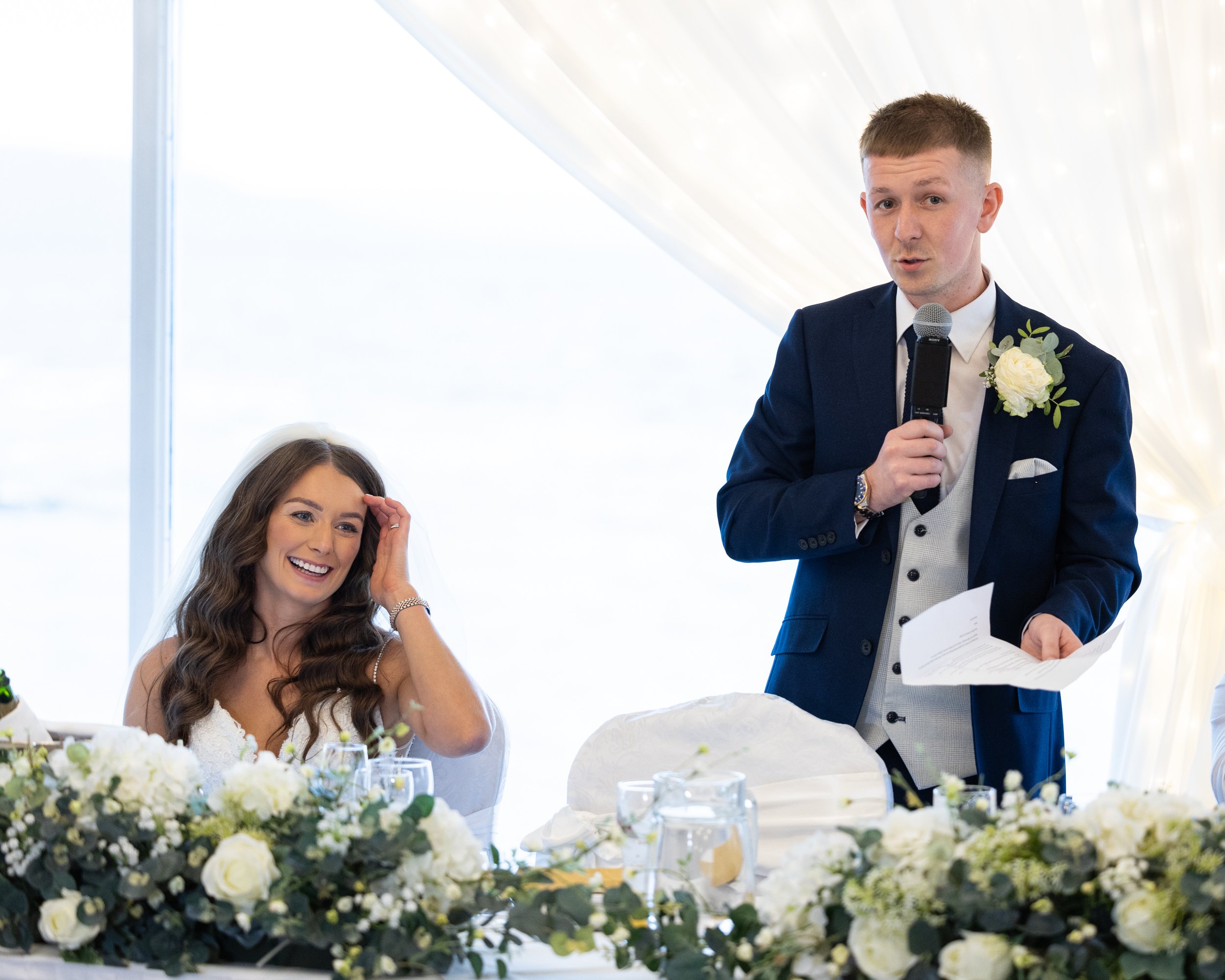 Redcastle Wedding Wedding Photographer | Shea Deighan | Real Irish Wedding | Speeches-1293.jpg