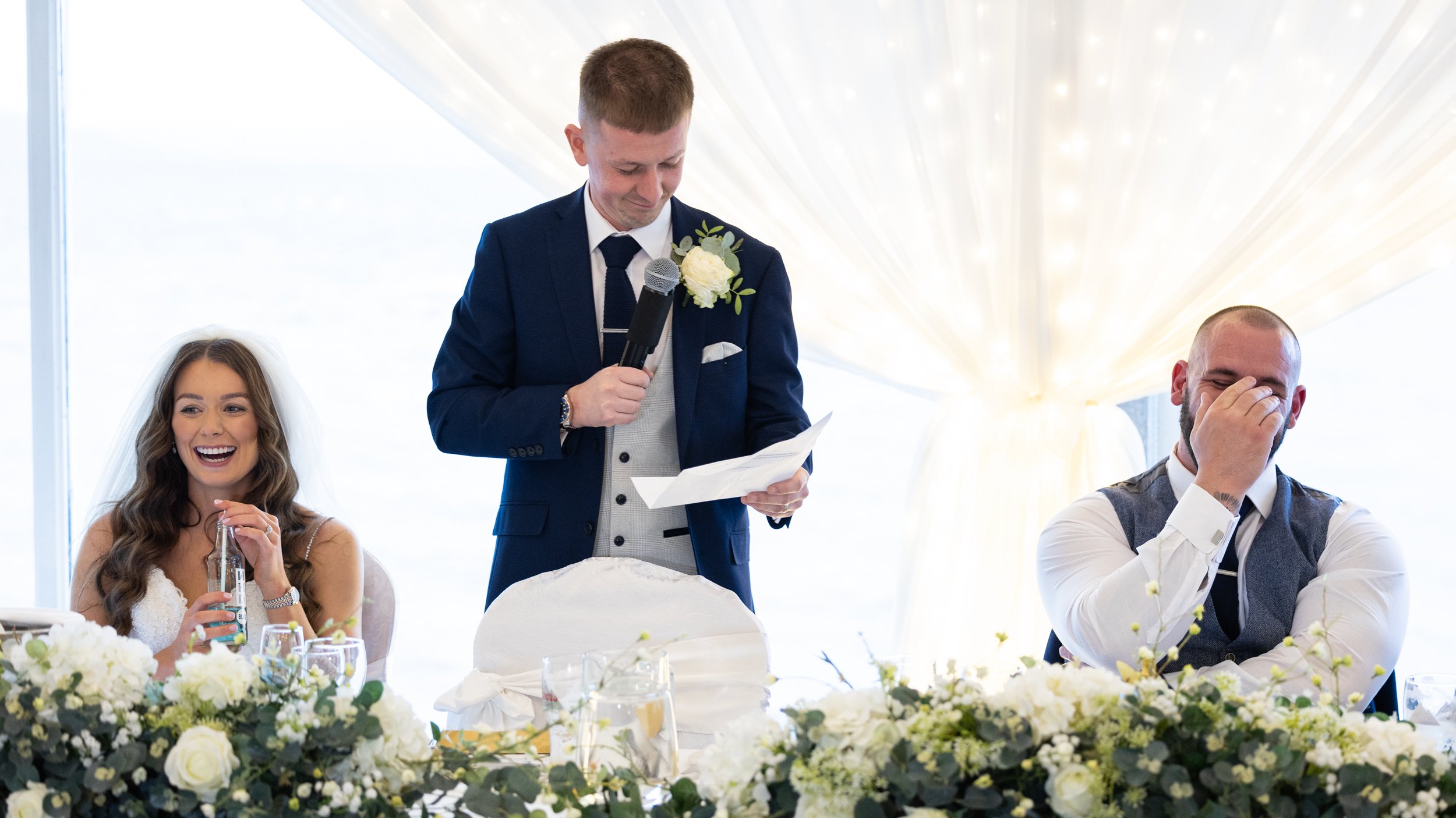 Redcastle Wedding Wedding Photographer | Shea Deighan | Real Irish Wedding | Speeches-1303.jpg
