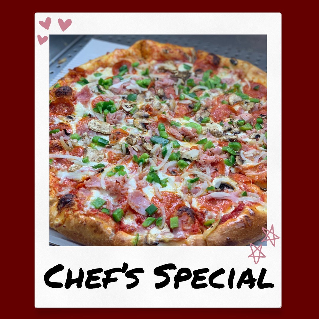 SPECIALTY SPOTLIGHT: The Chef's Special! 

Pepperoni, ham, mushroom, green pepper, and onion top this classic pizza which has been a customer favorite for years ❤️🍕✨

 #northvillemichigan #pizza #northvillemi #supportsmallbusiness #eatlocal #support