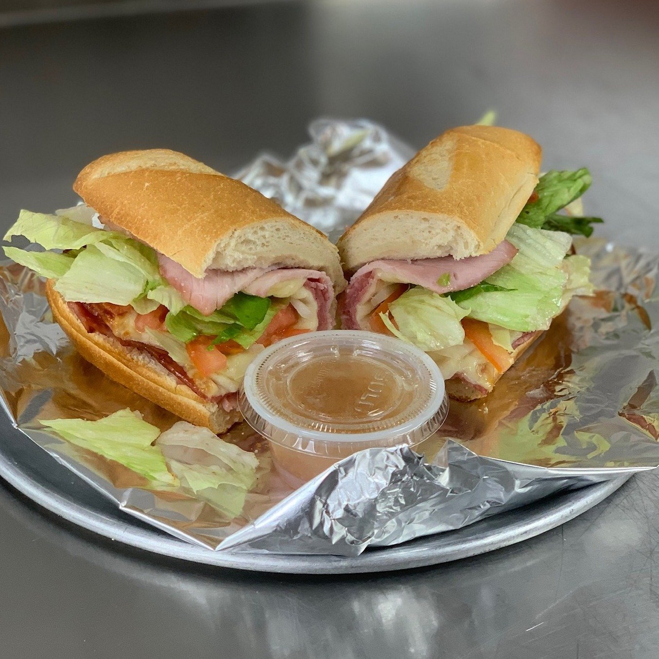 The Italian: ham, salami, provolone, lettuce, tomato, and onion with a side of Italian dressing 😍🇮🇹✨

#northvillemichigan #northvillemi #supportsmallbusiness #eatlocal #supportlocalbusiness #supportlocal #localsubs #localsandwiches