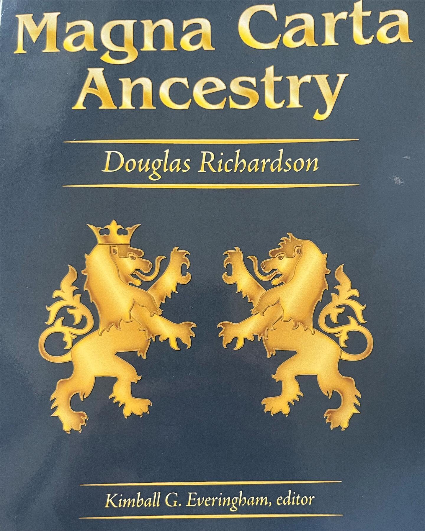 Finishing up an incredible project looking into a client&rsquo;s potential links to Magna Carta gateway ancestors.￼
#ancestry #genealogy #sentimentalgifts