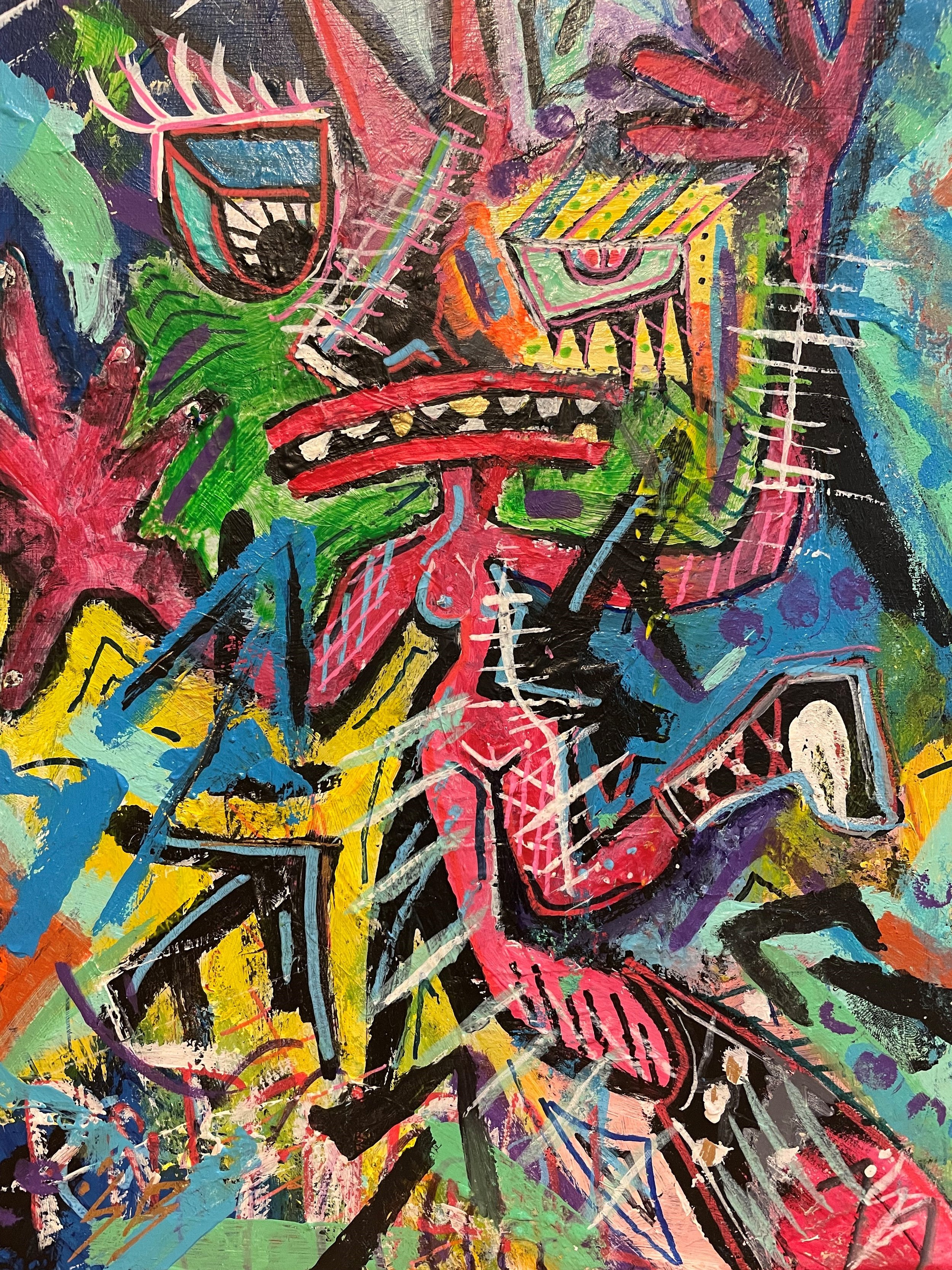 Objection (9) SOLD ~
9 x 12" acrylic on canvas ~
Fine Art Print, $30