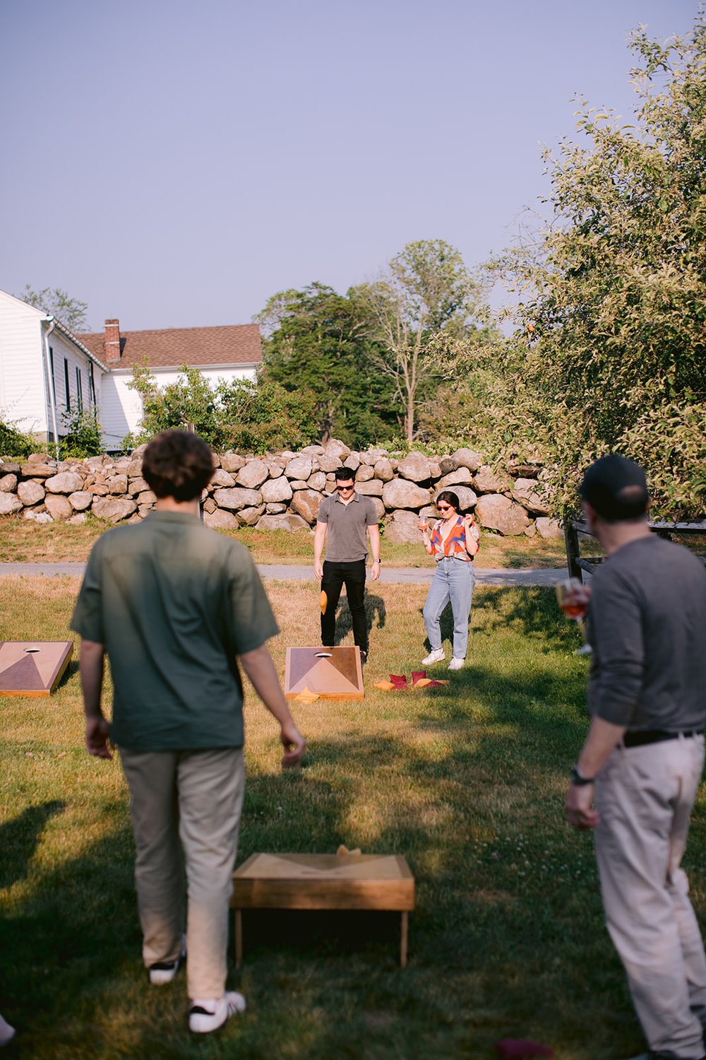 Giant Lawn Cornhole Game Rentals Glynwood Farm New York photo by Mel Barlow 252.jpg