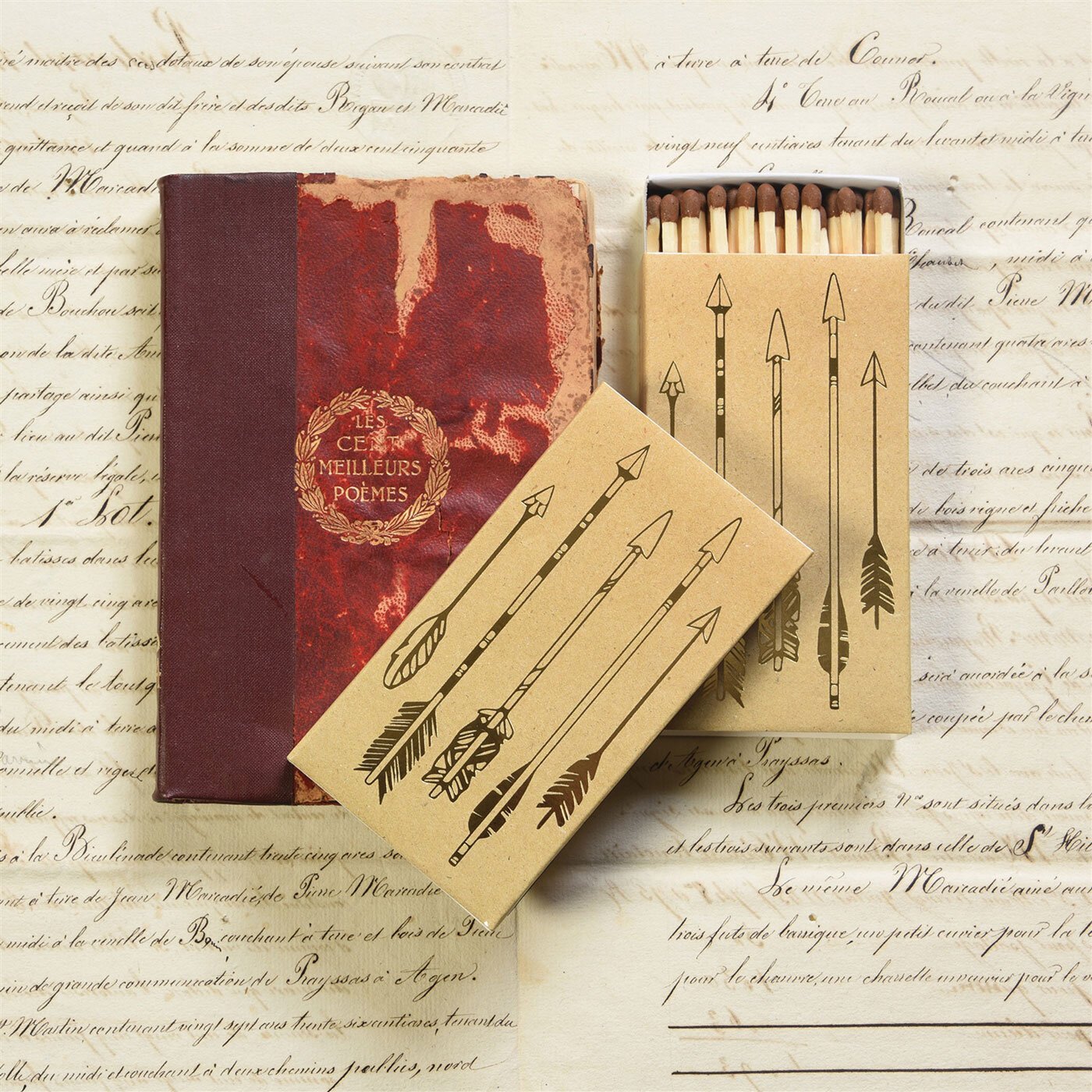 Party-Favors-Gold-Foil-Arrows-Matches-Matchbooks.jpeg
