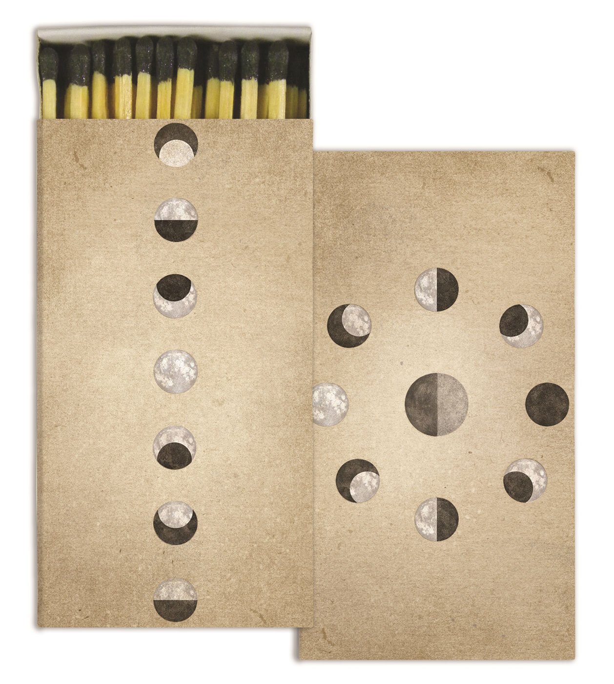 Set of 20 Phases of the Moon Matchbooks