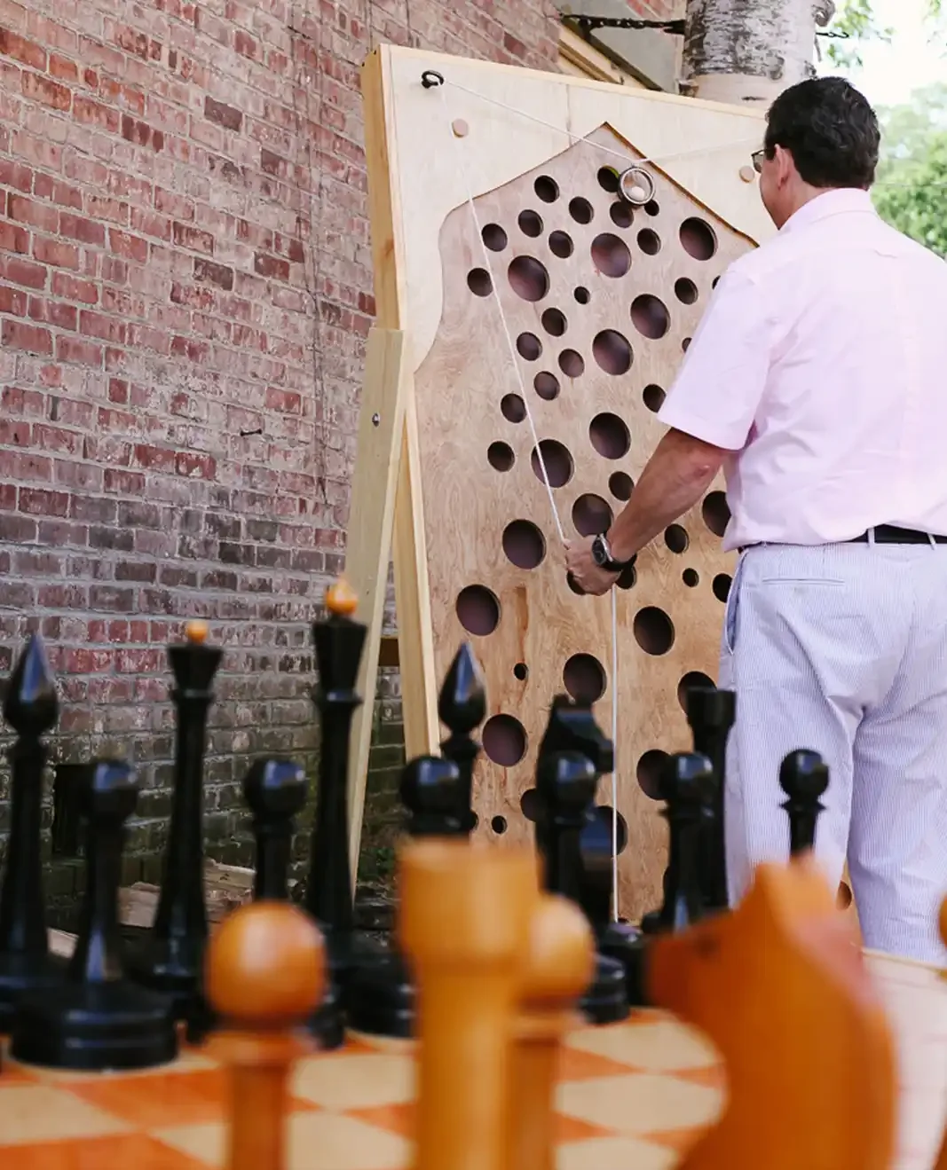 Gruyere & Giant Chess at Saugerties Steamboat Co.webp