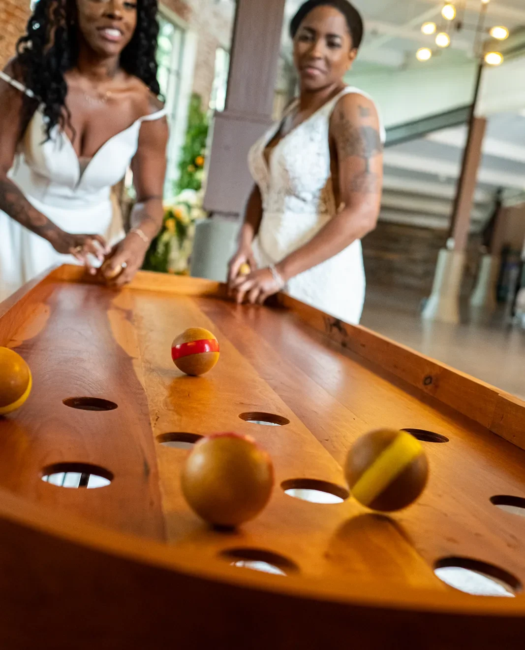 Four Ball Billiards Hudson Valley Kingston NY Wedding Game Rentals Senate Garage Cappy Hotchkiss.webp