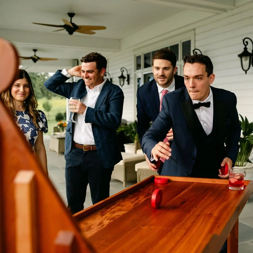 These guests brought the style AND their game face to Sarah and Ian's wedding at @ankonycarriagehouse 🎯

They gathered around our signature game Arches for some friendly competition. 

From cocktail hour to the dance floor, our games create those un