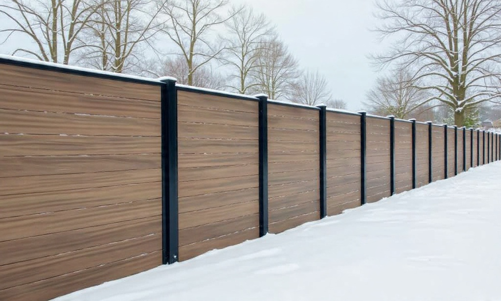 Clôture résidentielle en composite