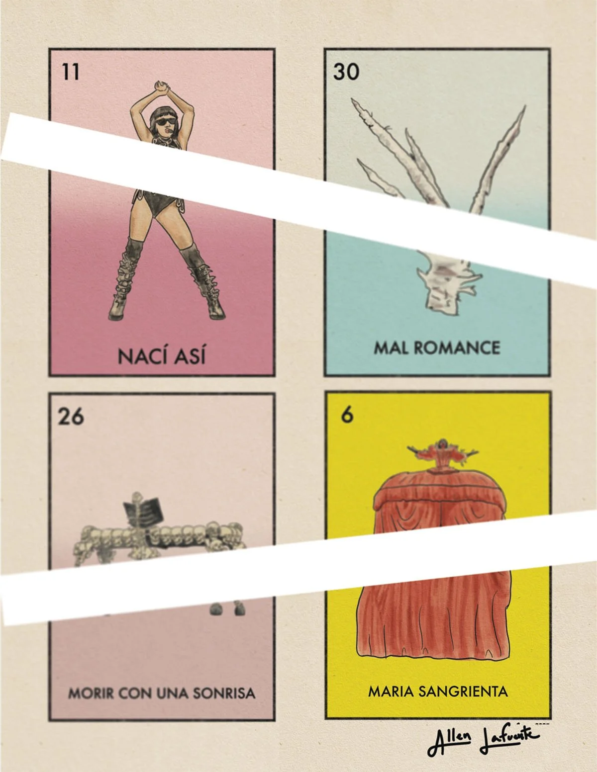Gaga loteria art print