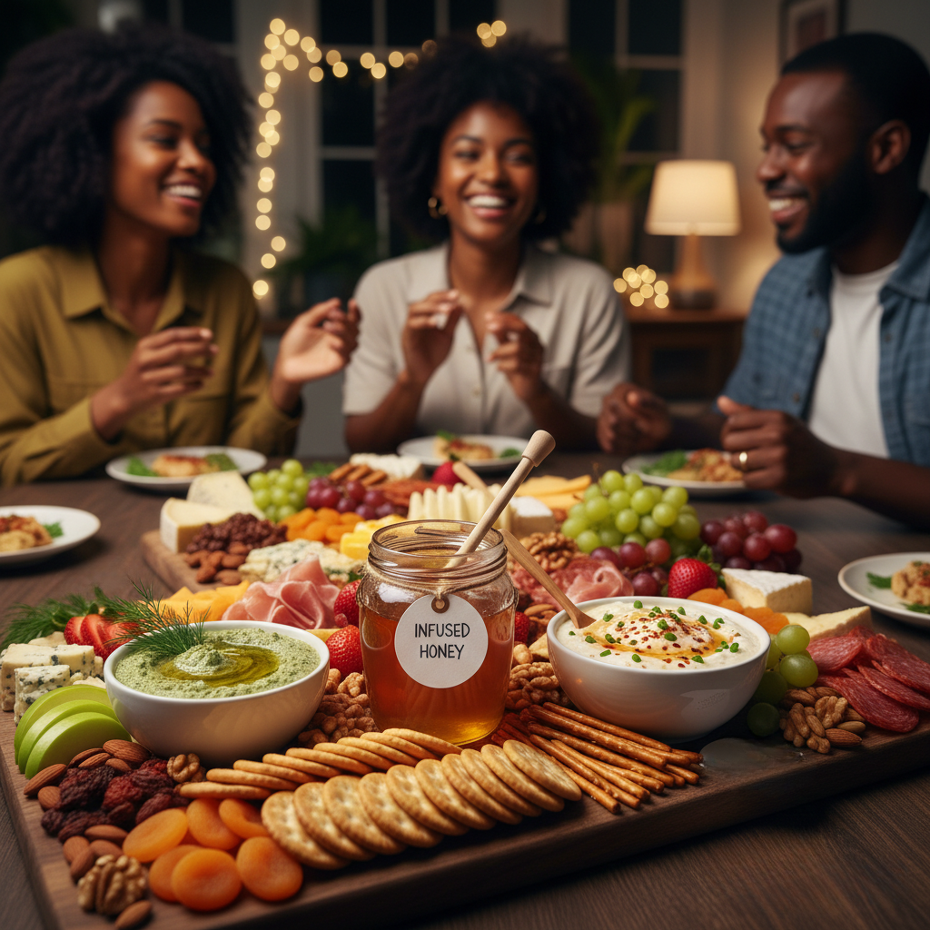 Infused charcuterie board