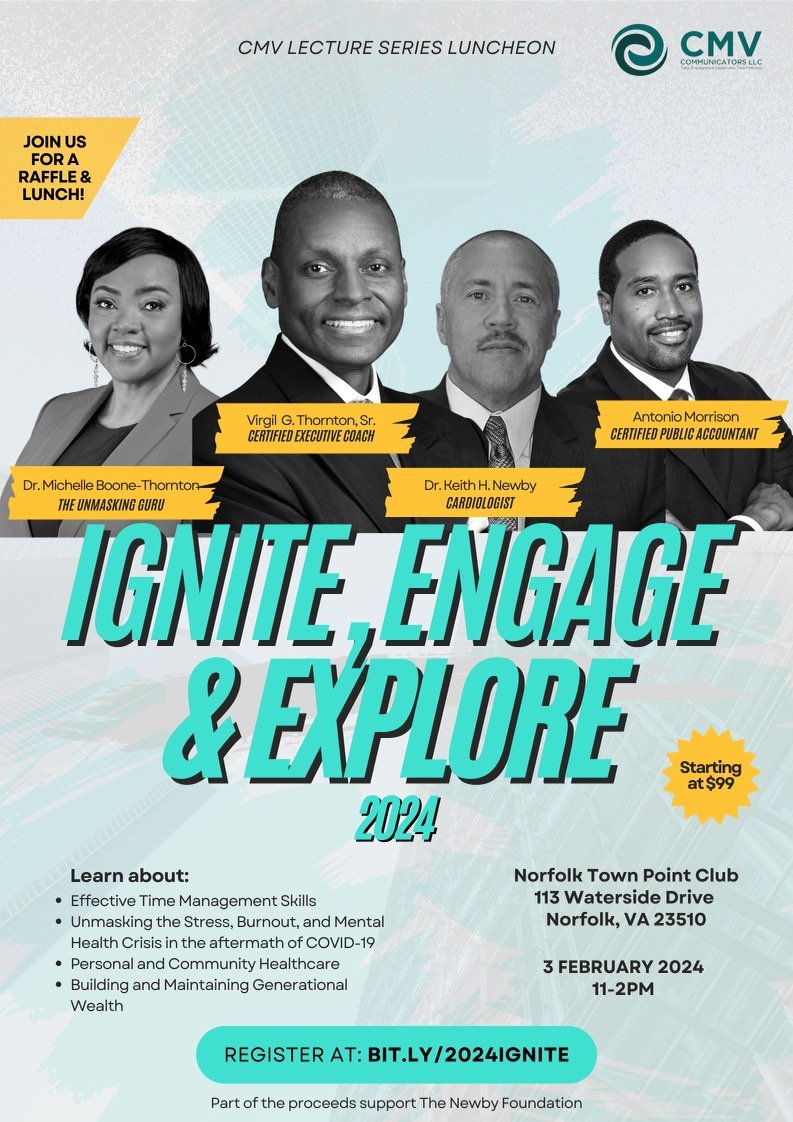 CMV Lecture Series Luncheon: Ignite, Engage & Explore