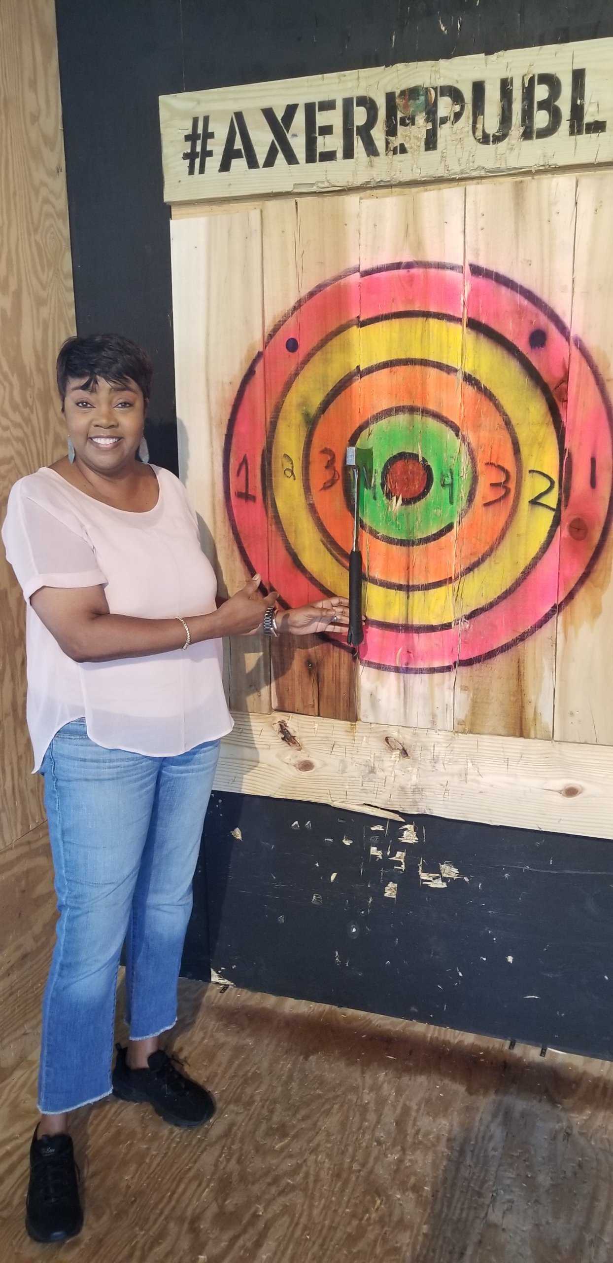 Ax throwing better than stress balls!
