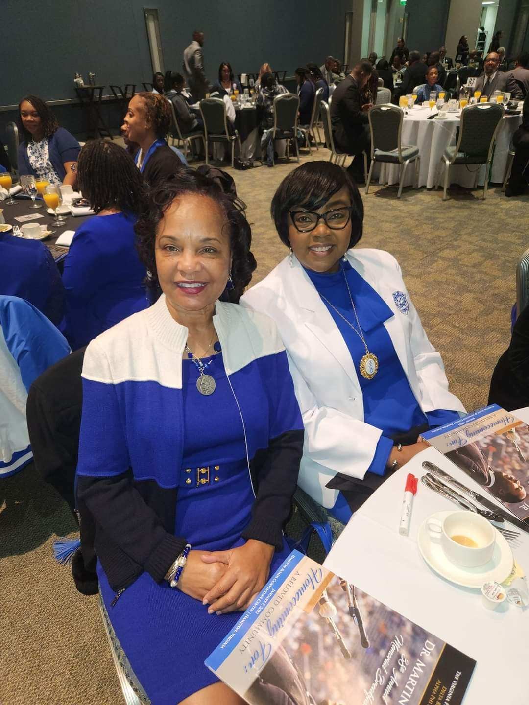 Pictured with my sorors from Zeta Phi Beta