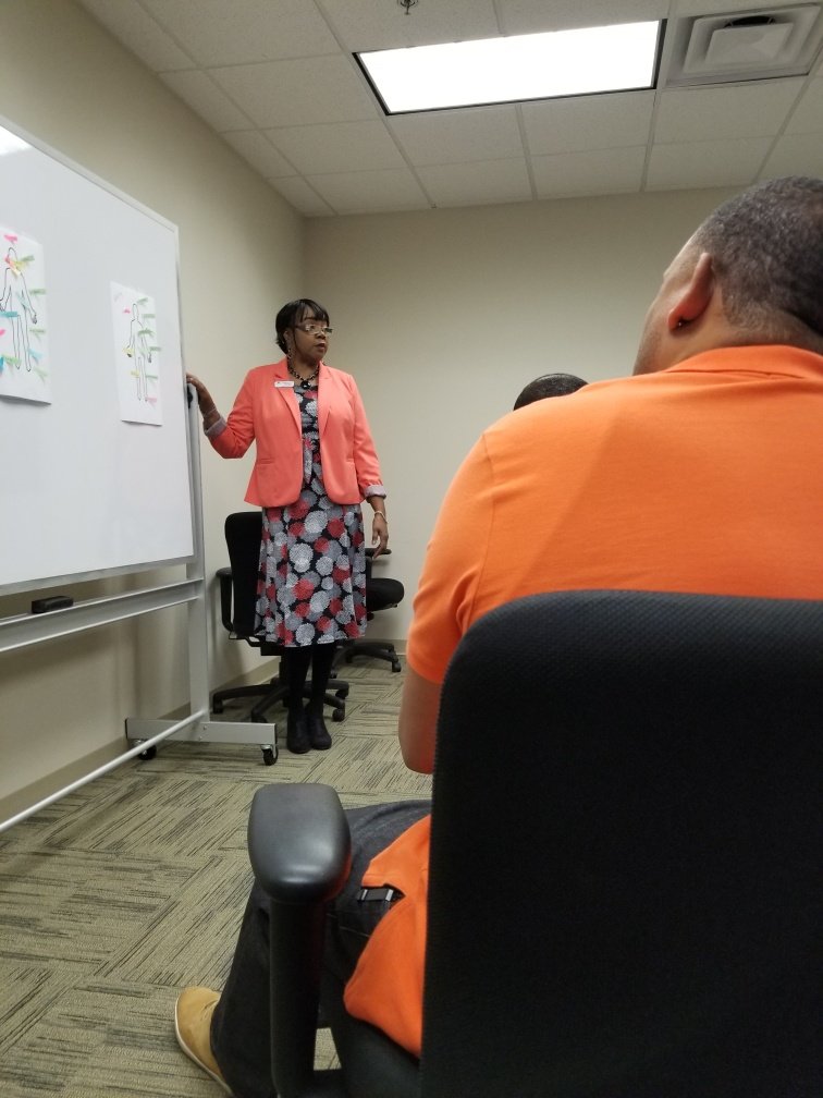Dr. Boone-Thornton host a poverty simulation workshop at SLU Chesapeake Center (2019)