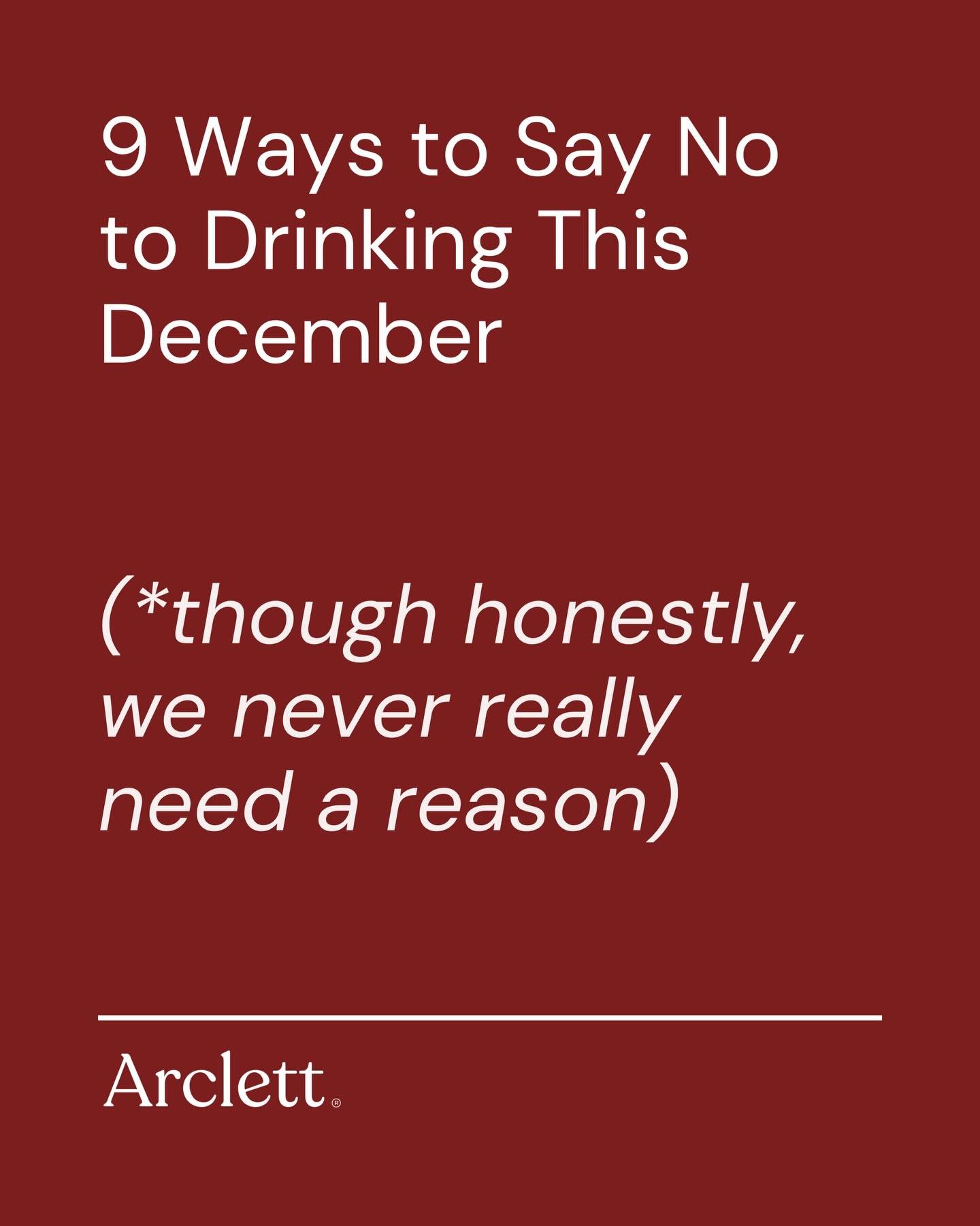 It&rsquo;s okay to skip the nights that feel overwhelming and find our own festive rhythm. Hangover-free. ❄️