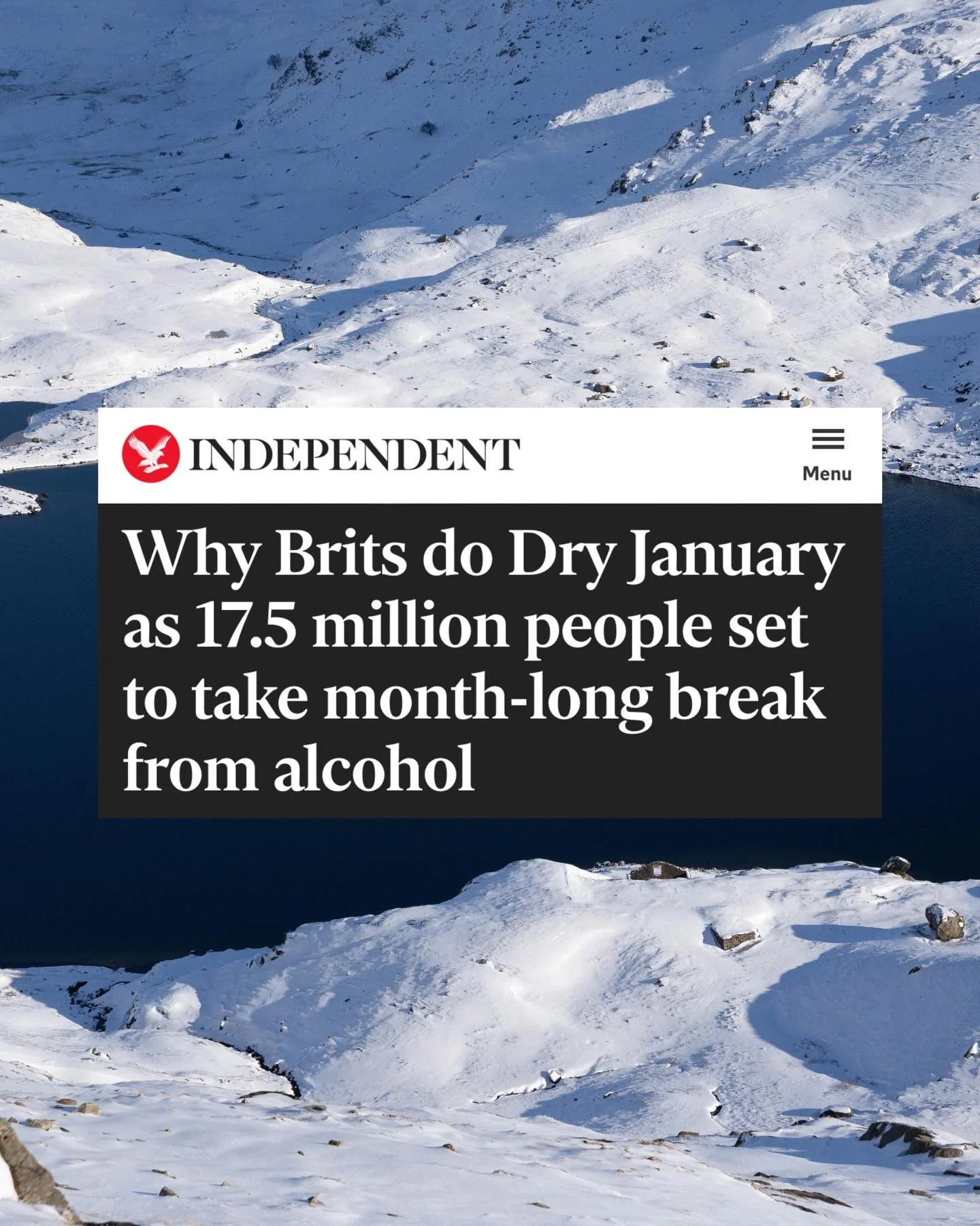 17.5 million people&hellip;😍

It&rsquo;s inspiring to see a record number of people in the UK planning a month off drinking. 

Whatever the reason ~ it&rsquo;s valid.