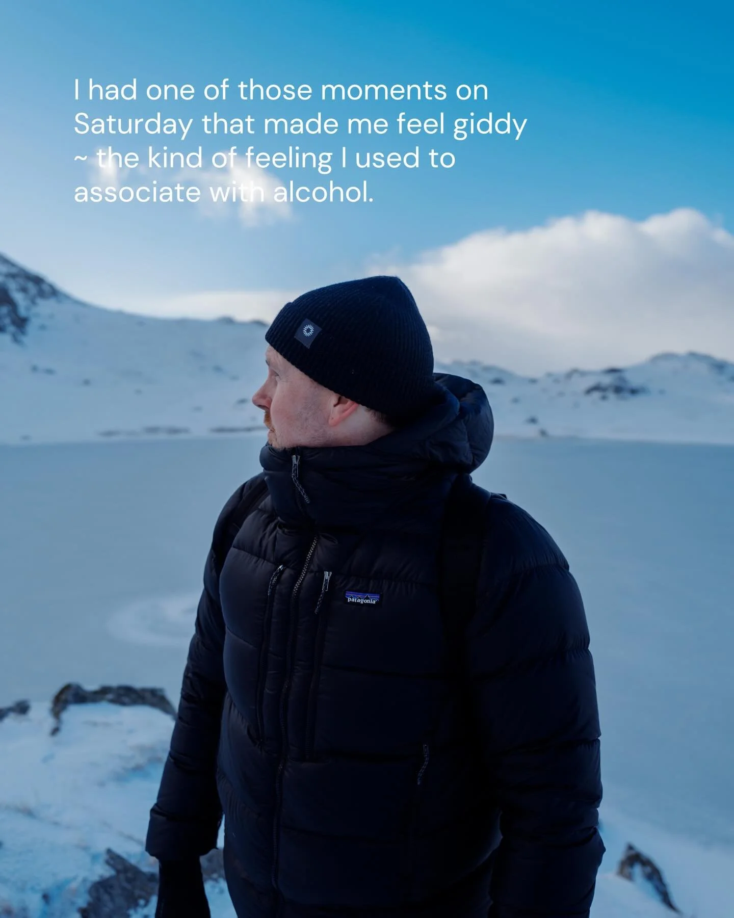 Comparing night out to days in the mountains. 🗻