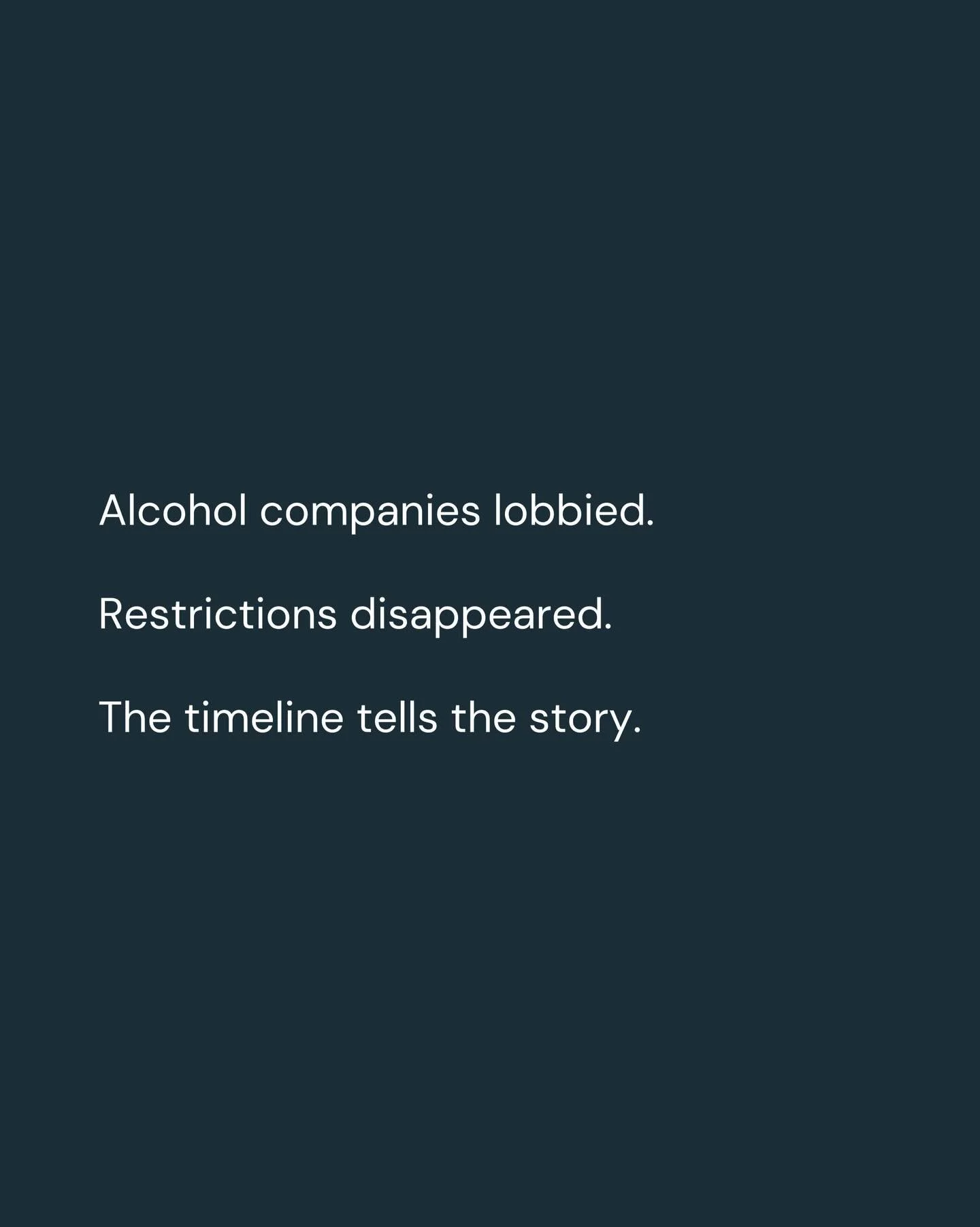 IAS research shows alcohol companies wrote to ministers as restrictions were removed. 

It highlights the tension between commercial interests and public health, and why transparency matters.