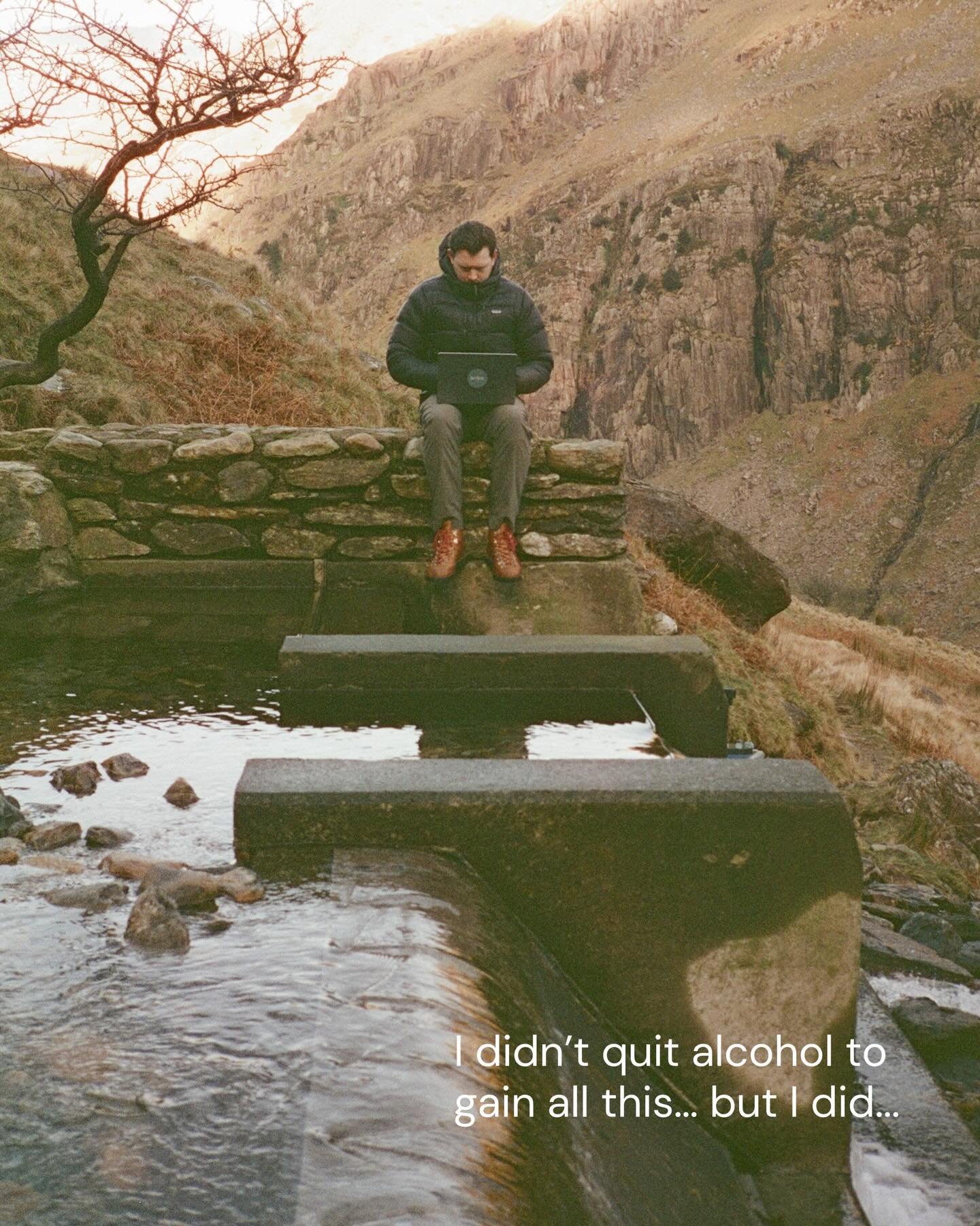 An alcohol-free life never felt like deprivation to me. 

It ended up feeling more like a long term investment I didn&rsquo;t realise I was making at the time. 🏔️