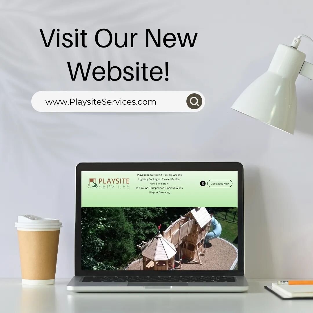 Make sure to visit our new and improved website to start planning your playscape dreams today!!

www.playsiteservices.com