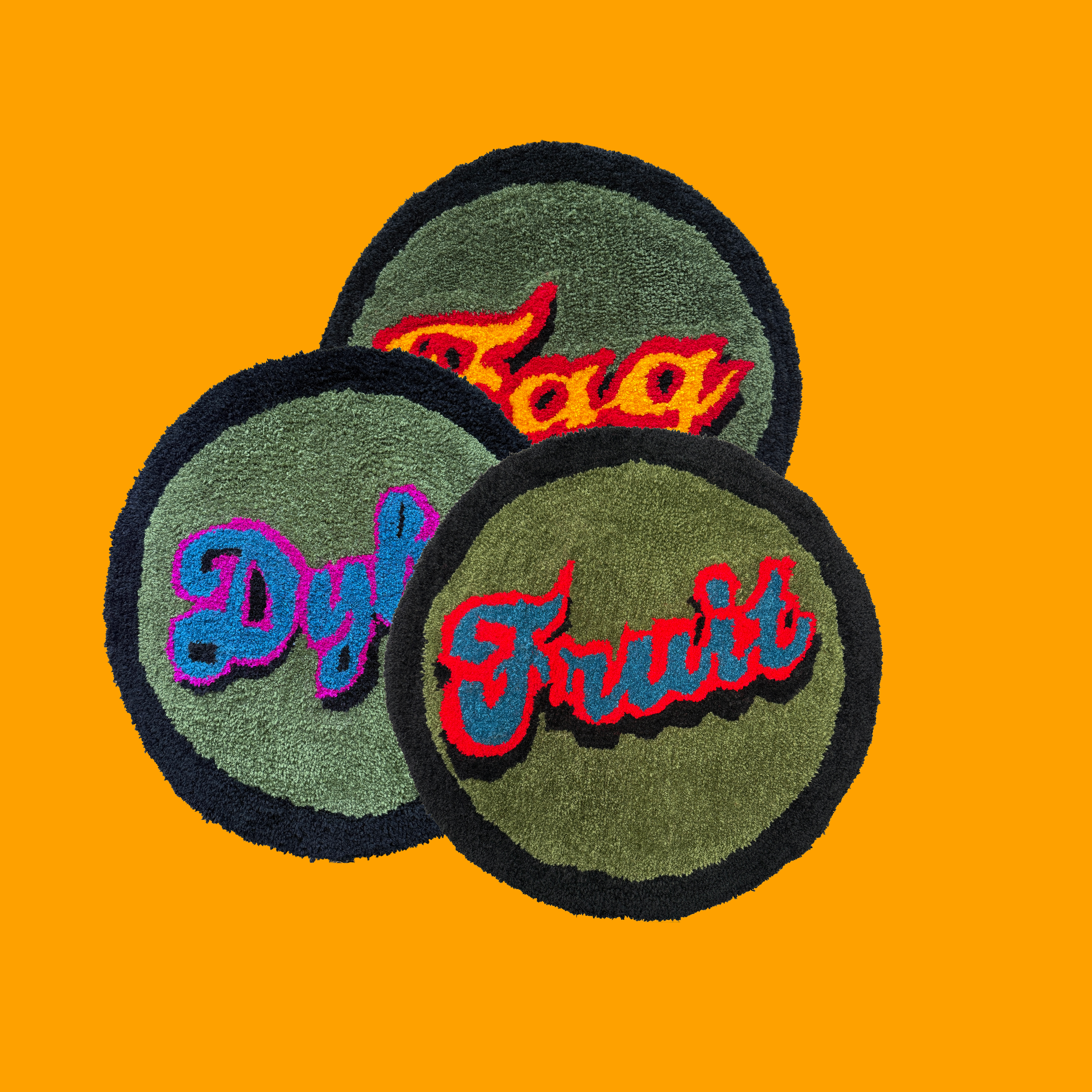 Preview of upcoming 2026 work in progress | 24" Round Tufted Fiber 