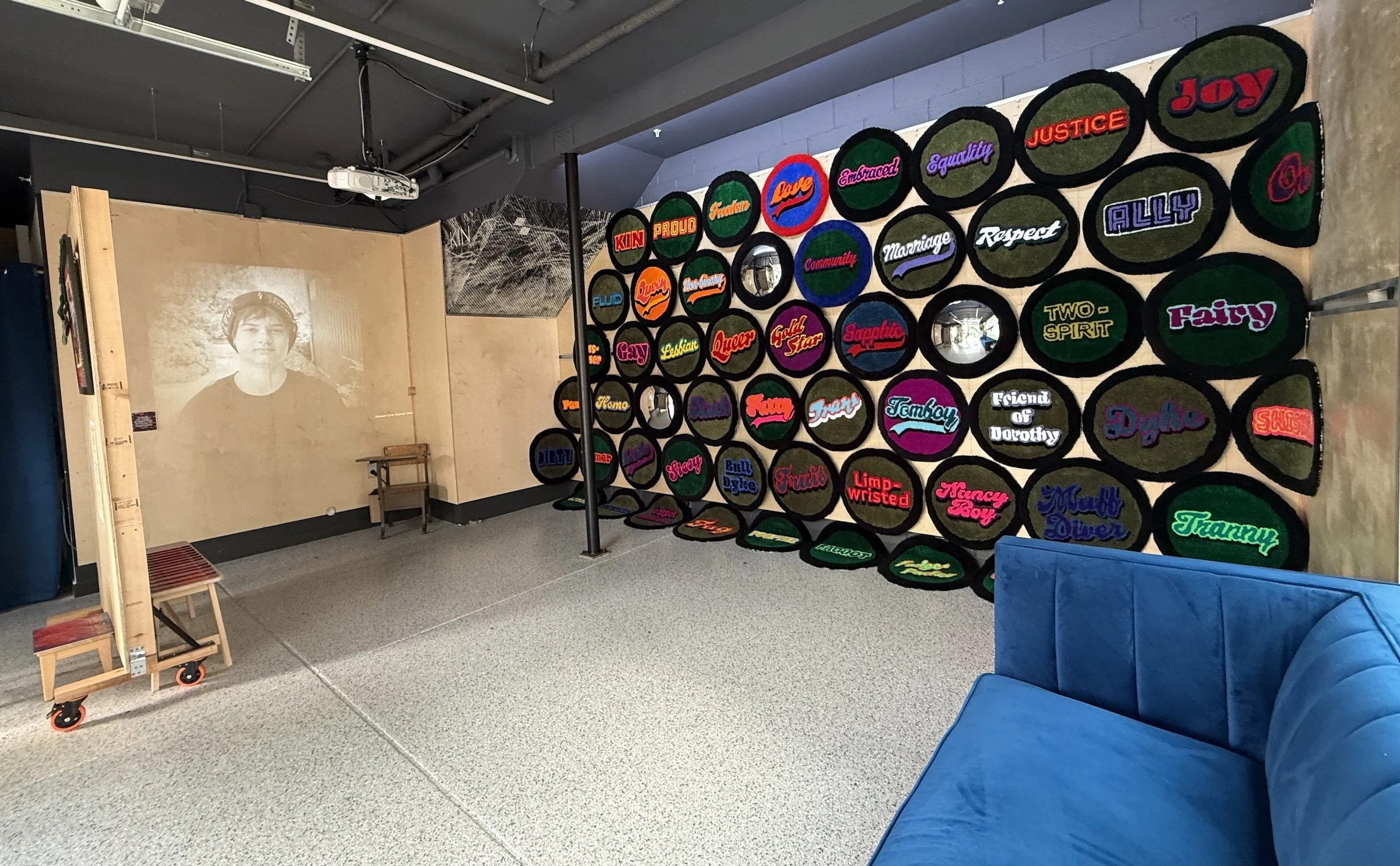 Woven Evidence: Badges of Endurance | Exhibition Space