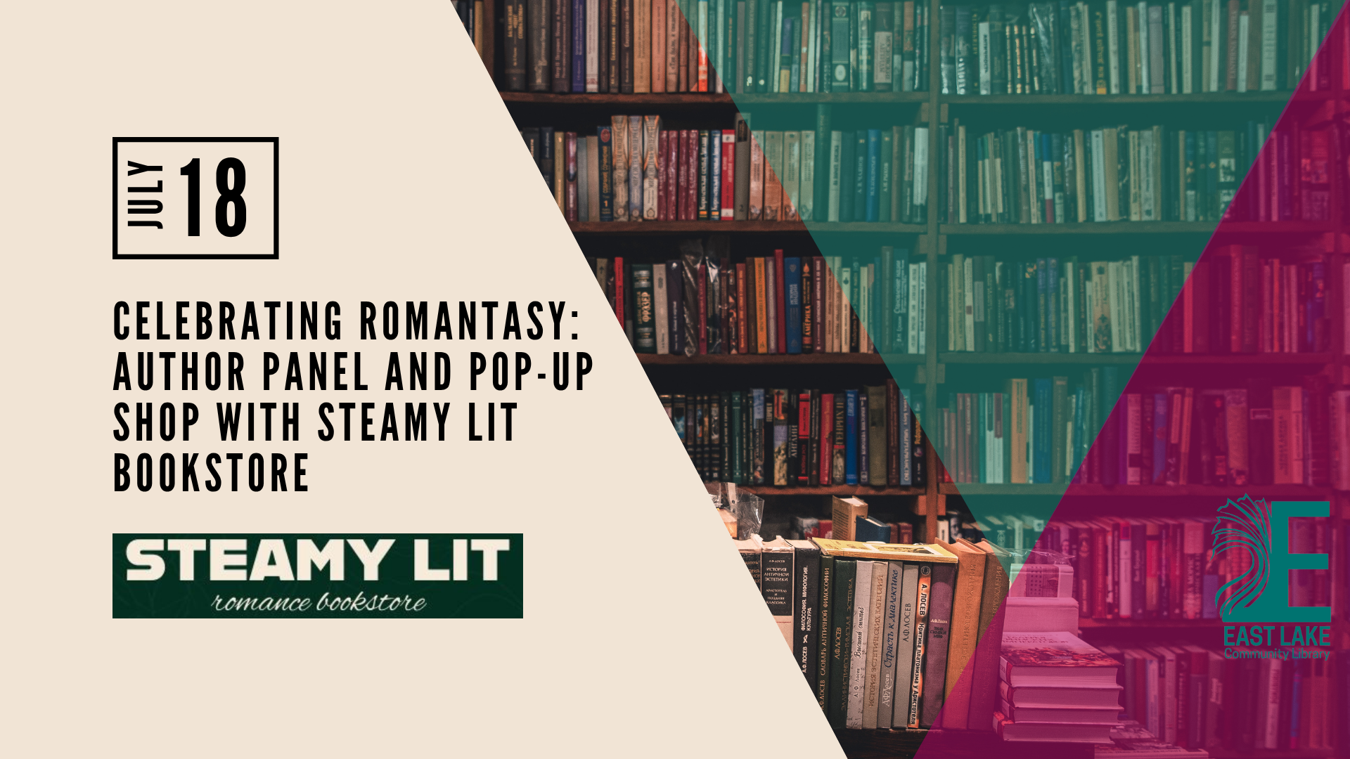 Celebrating Romantasy: Author Panel and Pop-Up Shop with Steamy Lit Bookstore