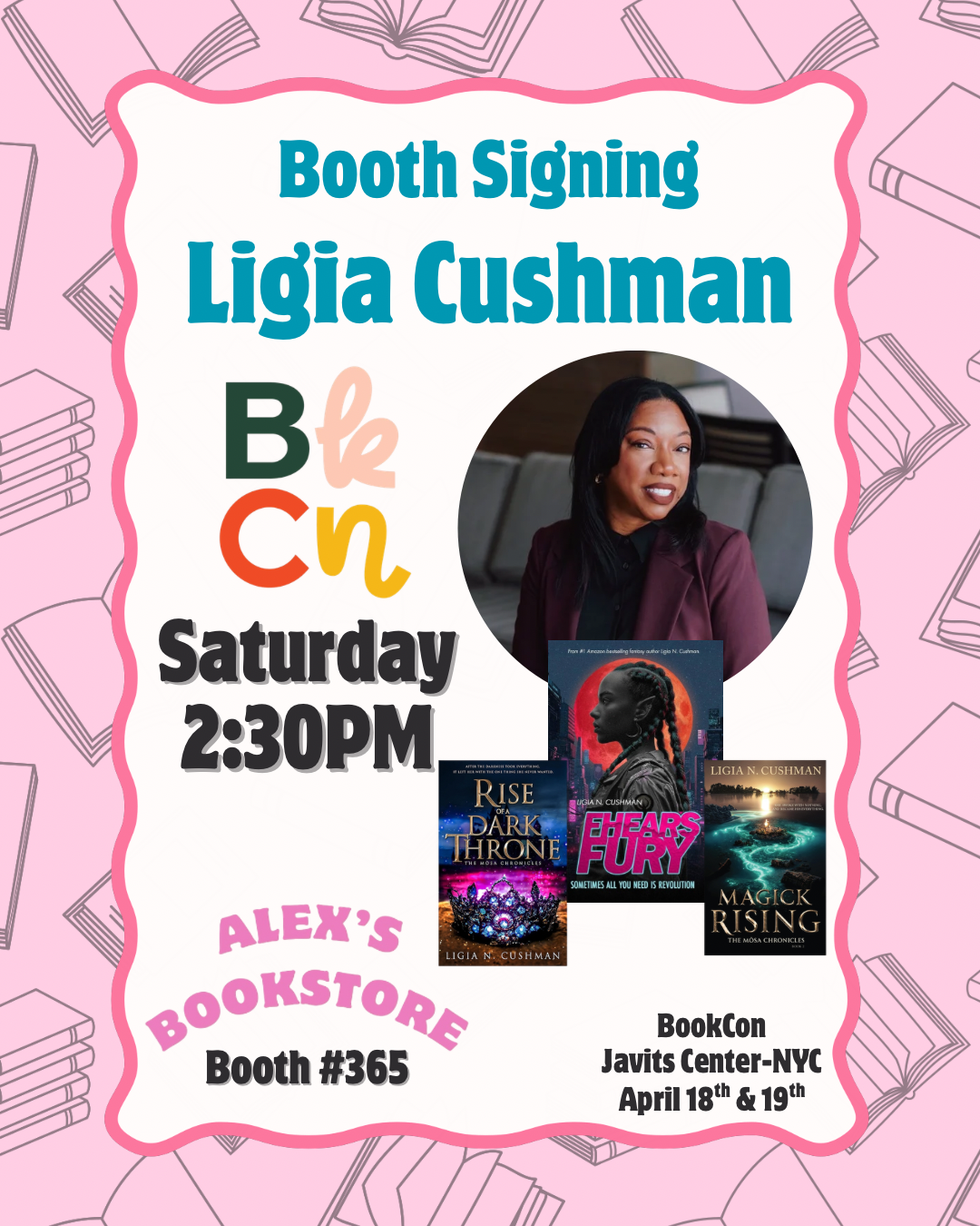 Bookcon x Alex's Bookstore Signing