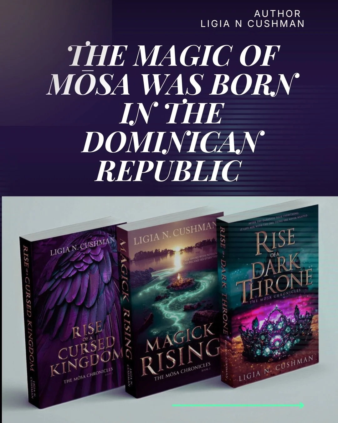 They told me this wouldn&rsquo;t sell&hellip;
So I wrote a Afro-Latinx romantasy anyway 🇩🇴 This is for the girls who never saw themselves in fantasy.  #riseofadarkthrone #fantasyromance #darkfantasy