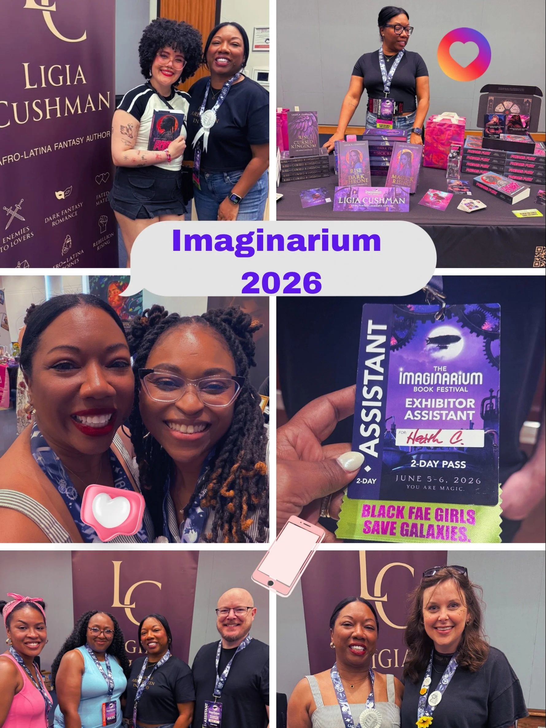 Did you think I was done posting about IBF?💗This was my fourth year @imaginariumbookfestival and my life feels so full right now! Thank you all for coming by my table and being in community! #authorlife #romantasyauthor