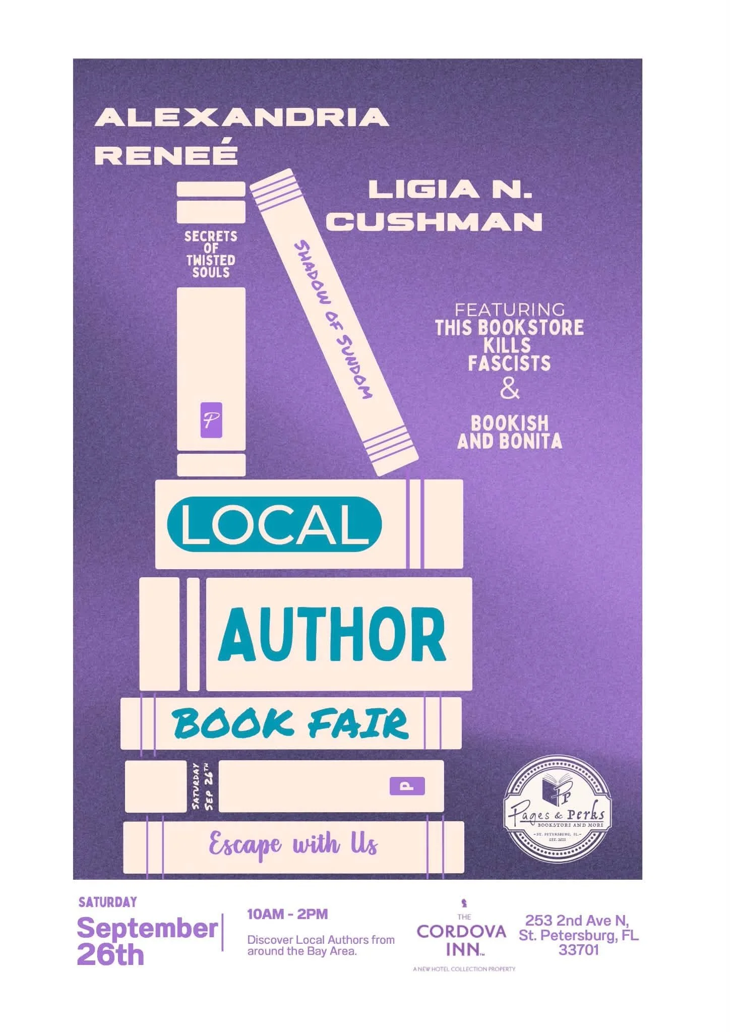 Pages &amp; Perks Author Book Fair