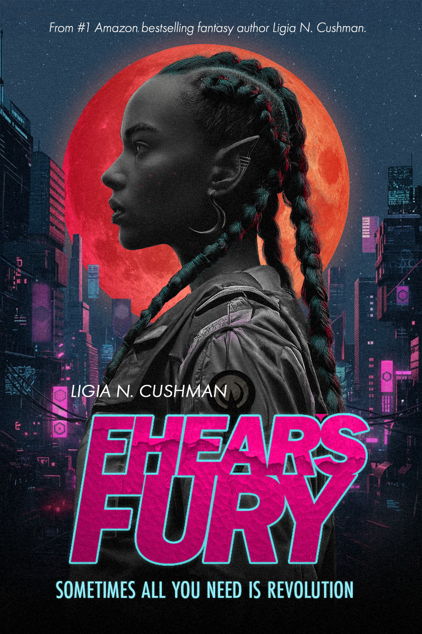 Cover of "Fhear's Fury" by Ligia N. Cushman.