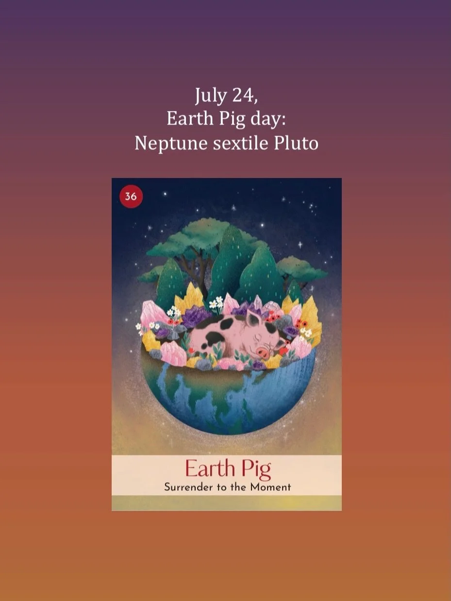 Hi everyone, I&rsquo;m currently on a break. Enjoy this Earth Pig &ldquo;stable&rdquo; day with the Pig trine the Sheep in the month and Neptune sextile Pluto.

#chinesemetaphysics #hayhouse