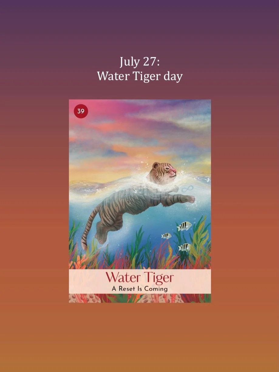 July 27: the Sun lights up the Barbault Basket configuration on this fast-paced Water Tiger day, one of the best days of the week to take action.

*I&rsquo;ll be back soon!

#chinesemetaphysics #hayhouse