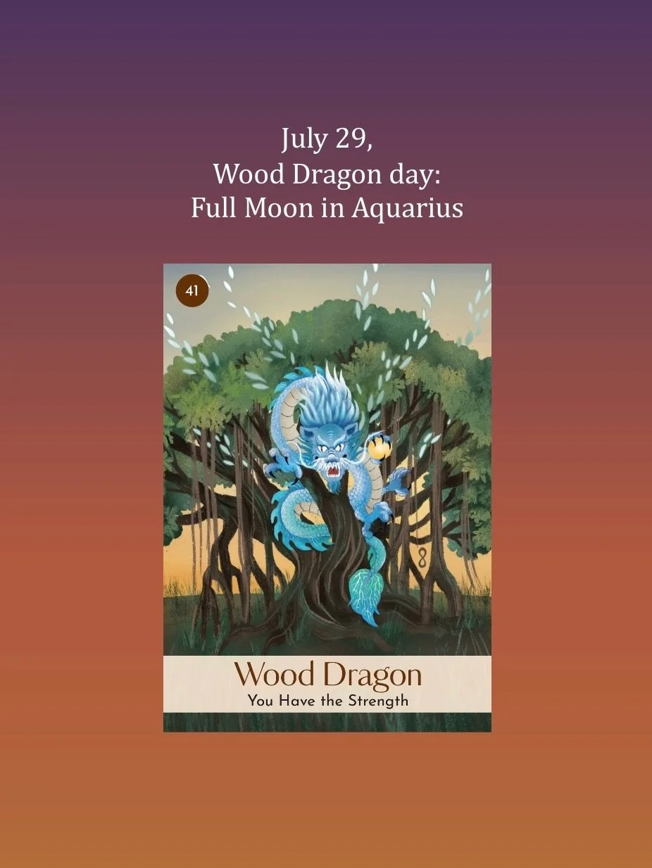Full Moon&rsquo;s blessings on this vibrant Wood Dragon day 🌝🌳🐲