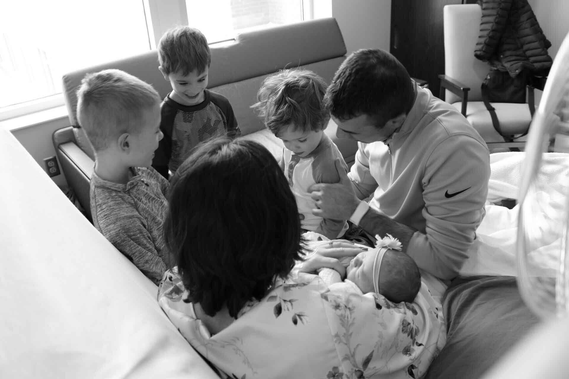 Amy Vincelli and her family welcome her fourth child.