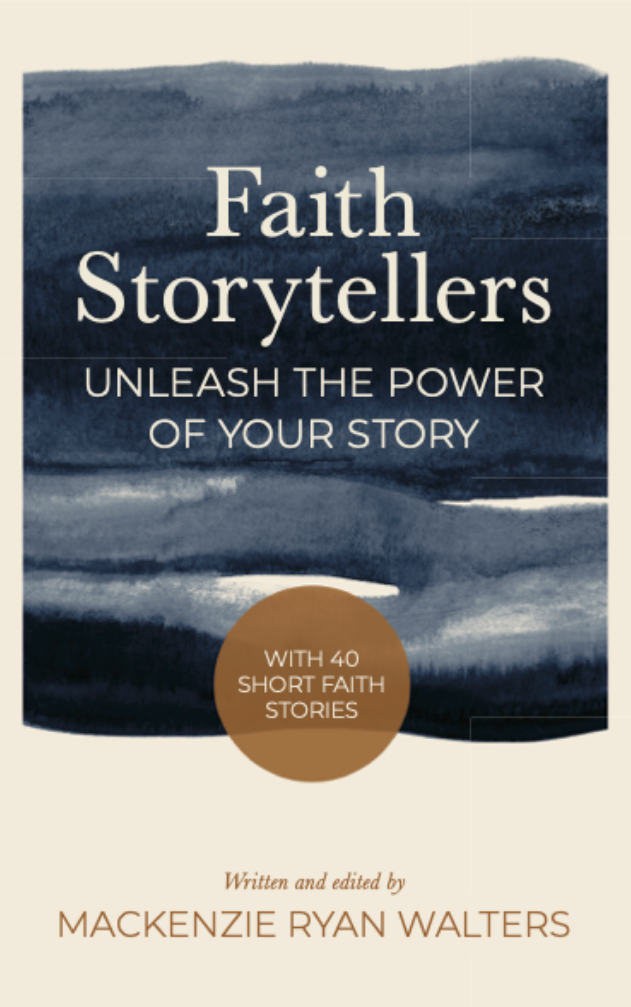 The cover of the book "Faith Storytellers."