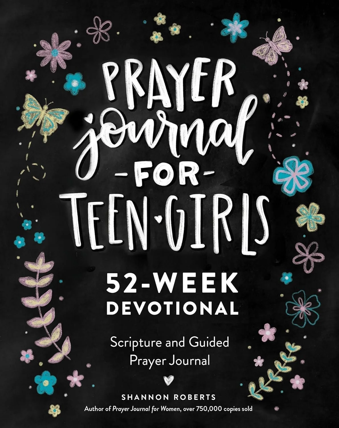 Book cover for "Prayer Journal for Teen Girls" by Aubrey Grossen. It's on our list of the best devotionals for teen girls.