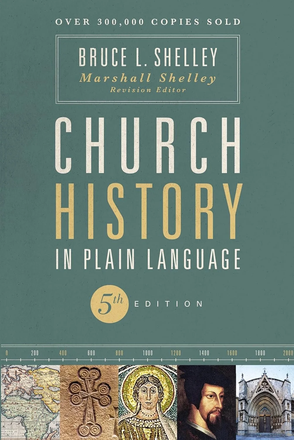 The book cover of "Church History in Plain Language" 5th Edition