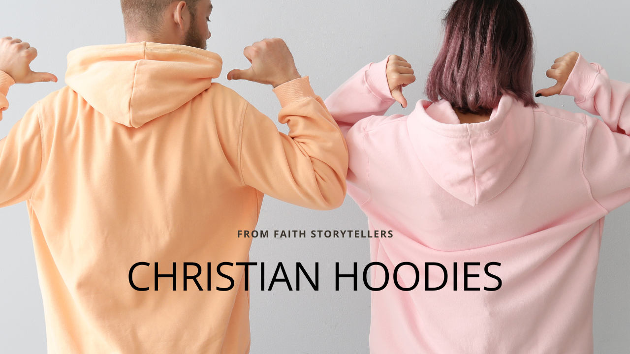 Share your faith by wearing a Christian hoodie.