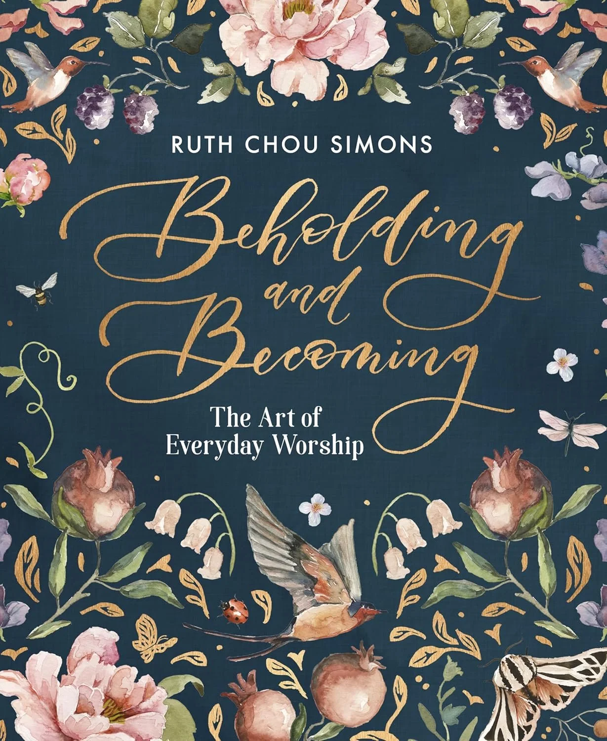‘Beholding and Becoming’ by Ruth Chou Simons is on our list of the best devotionals for women.