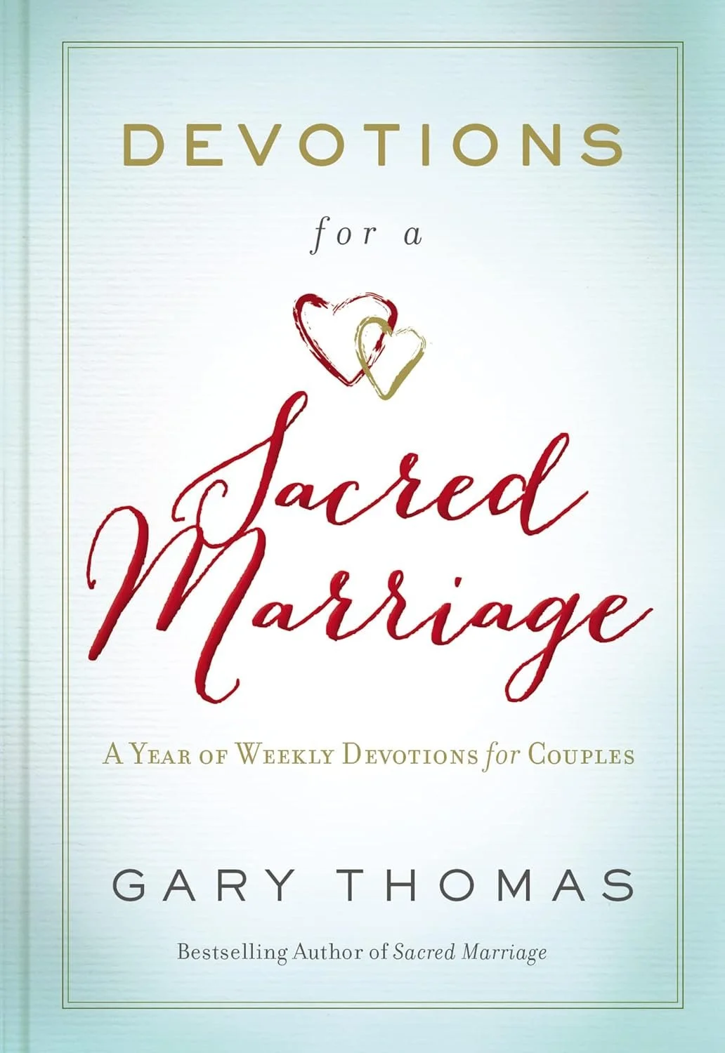 1. "Devotions for a Sacred Marriage" by Gary Thomas is on our list of the best gospel centered couples devotional because it gently challenges husbands and wives to pursue holiness together.