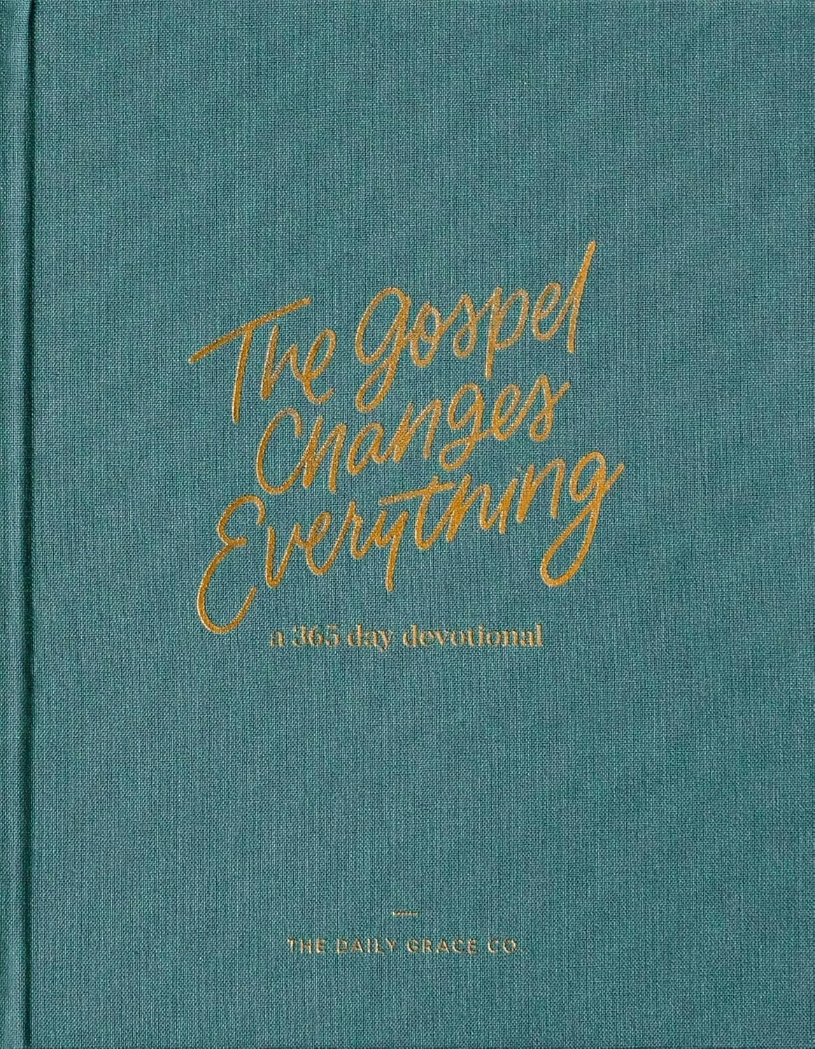 ‘The Gospel Changes Everything’ by The Daily Grace Co. is on our list for the top spiritual growth devotionals with a 365 daily format.