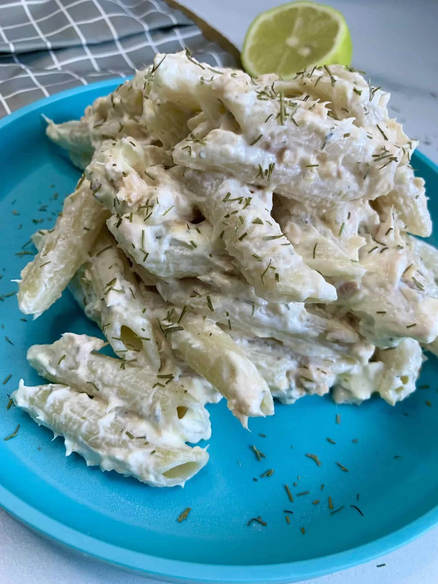 Salmon Pasta With Creme Fraiche For Baby Led Weaning