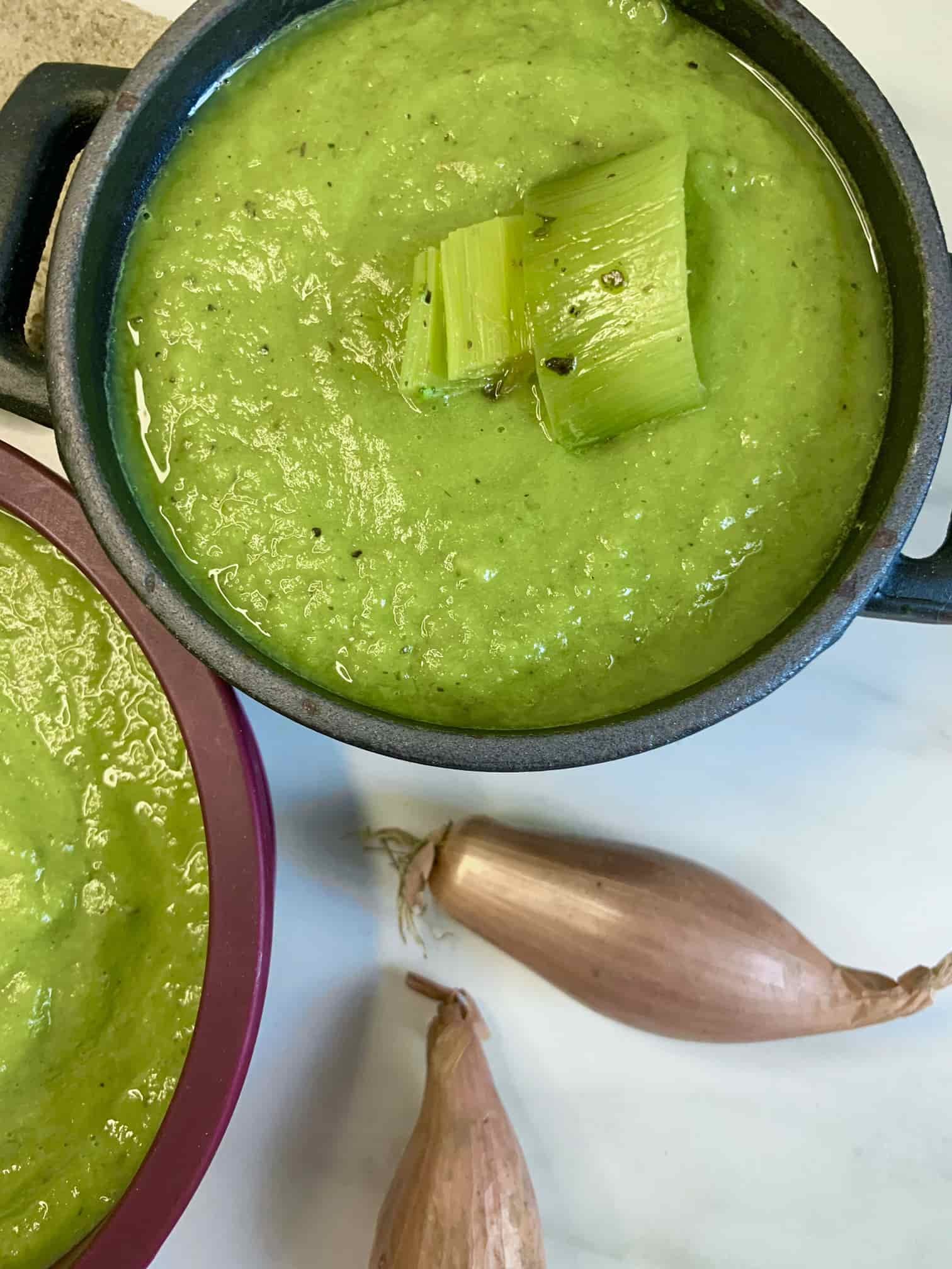 Healthy Leek and Broccoli Soup For Baby Led Weaning