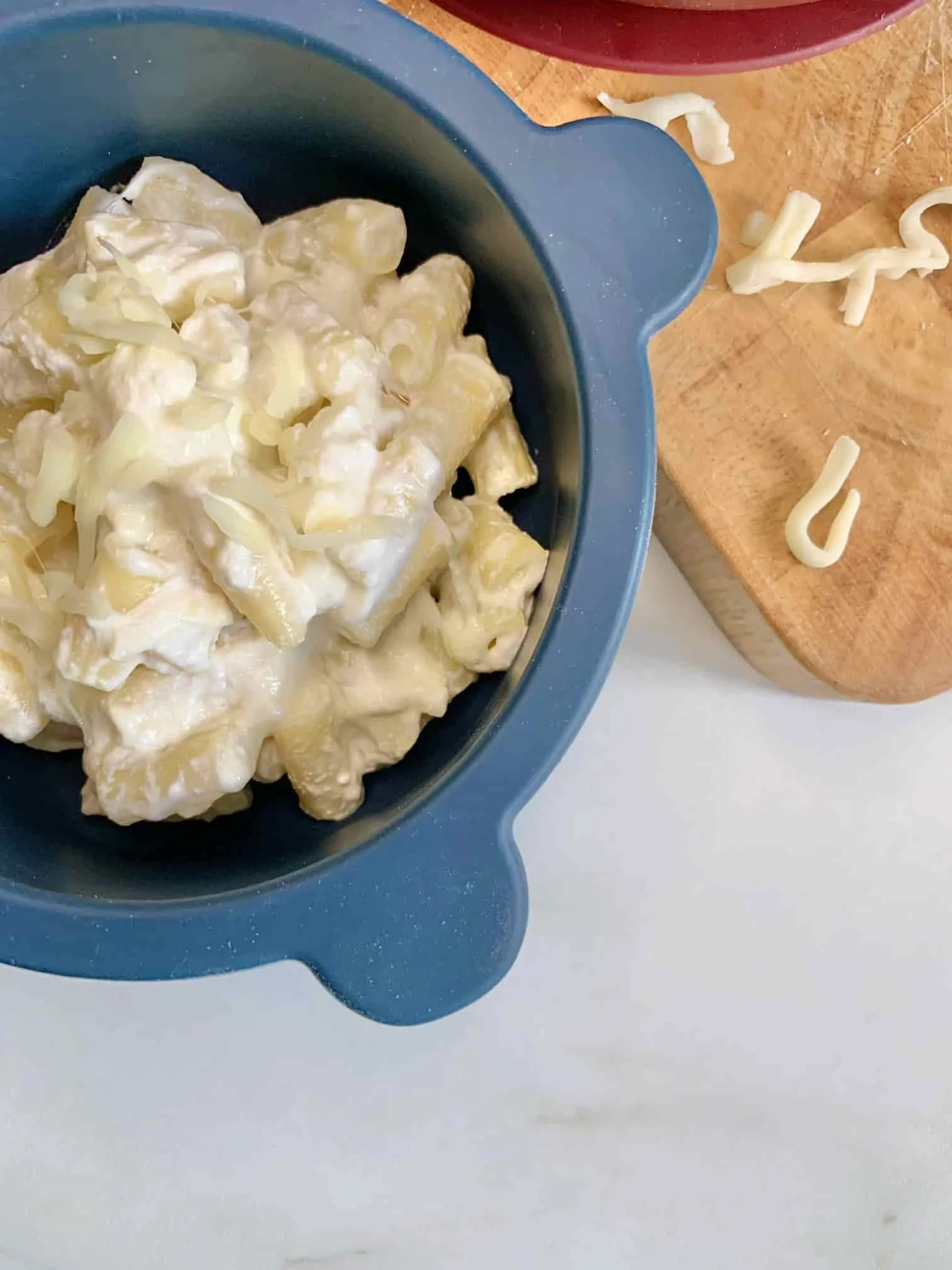 Cottage Cheese Mac and Cheese For Baby Led Weaning