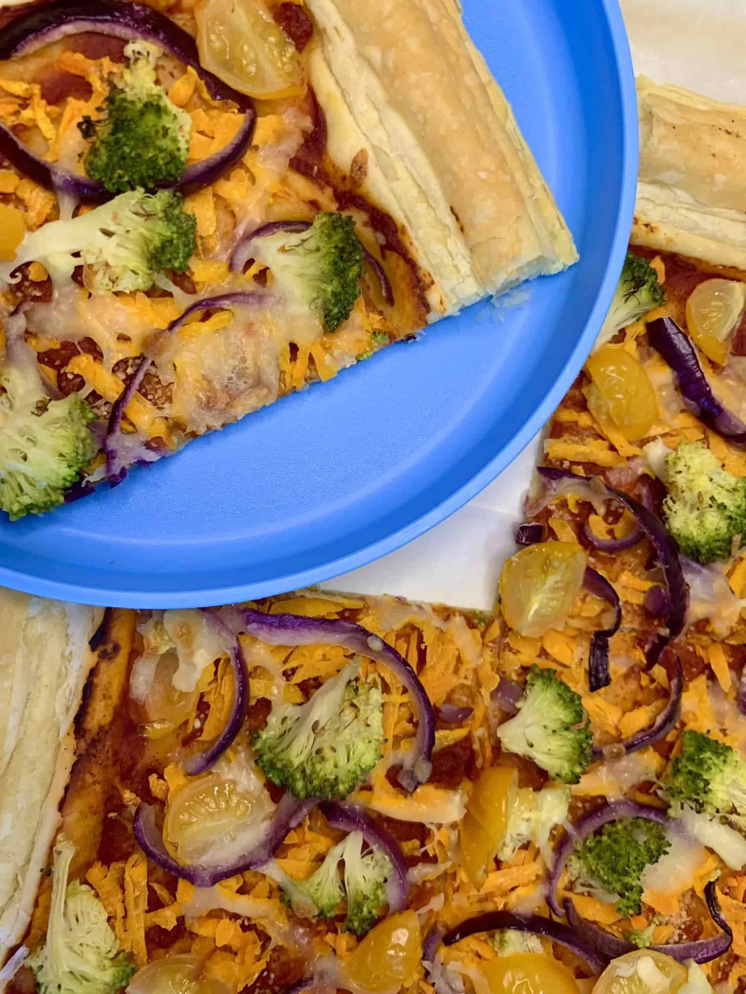 Easy Puff Pastry Vegetable Tart For Baby Led Weaning