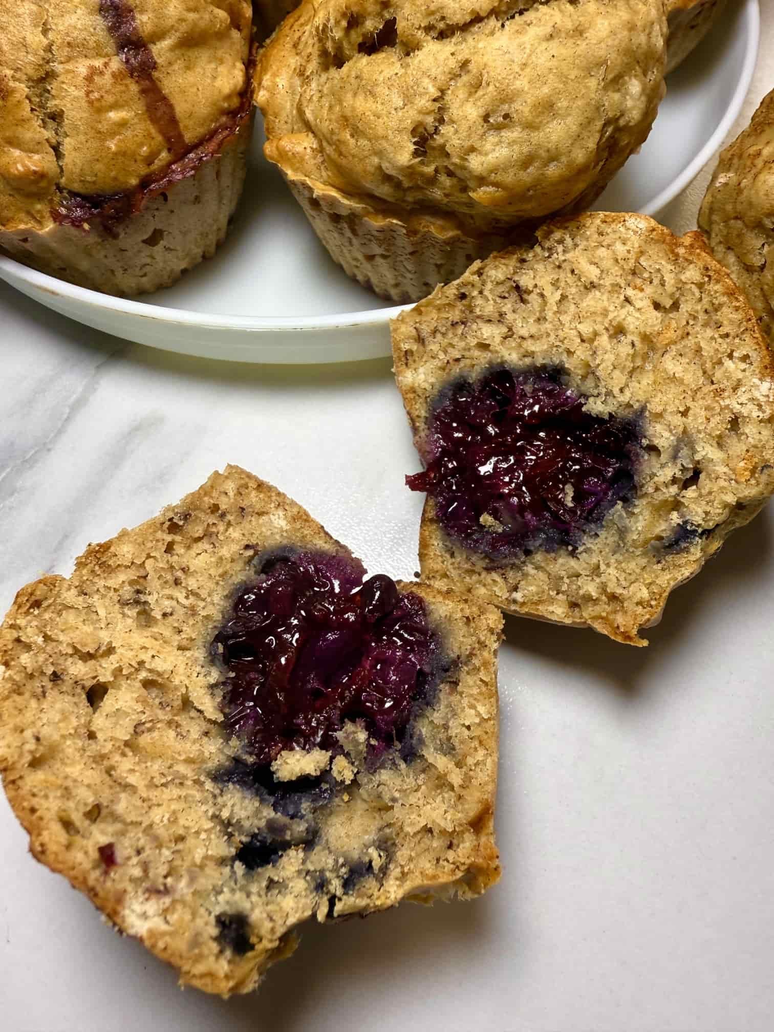 Banana Blackberry Muffins For Babies and Toddlers
